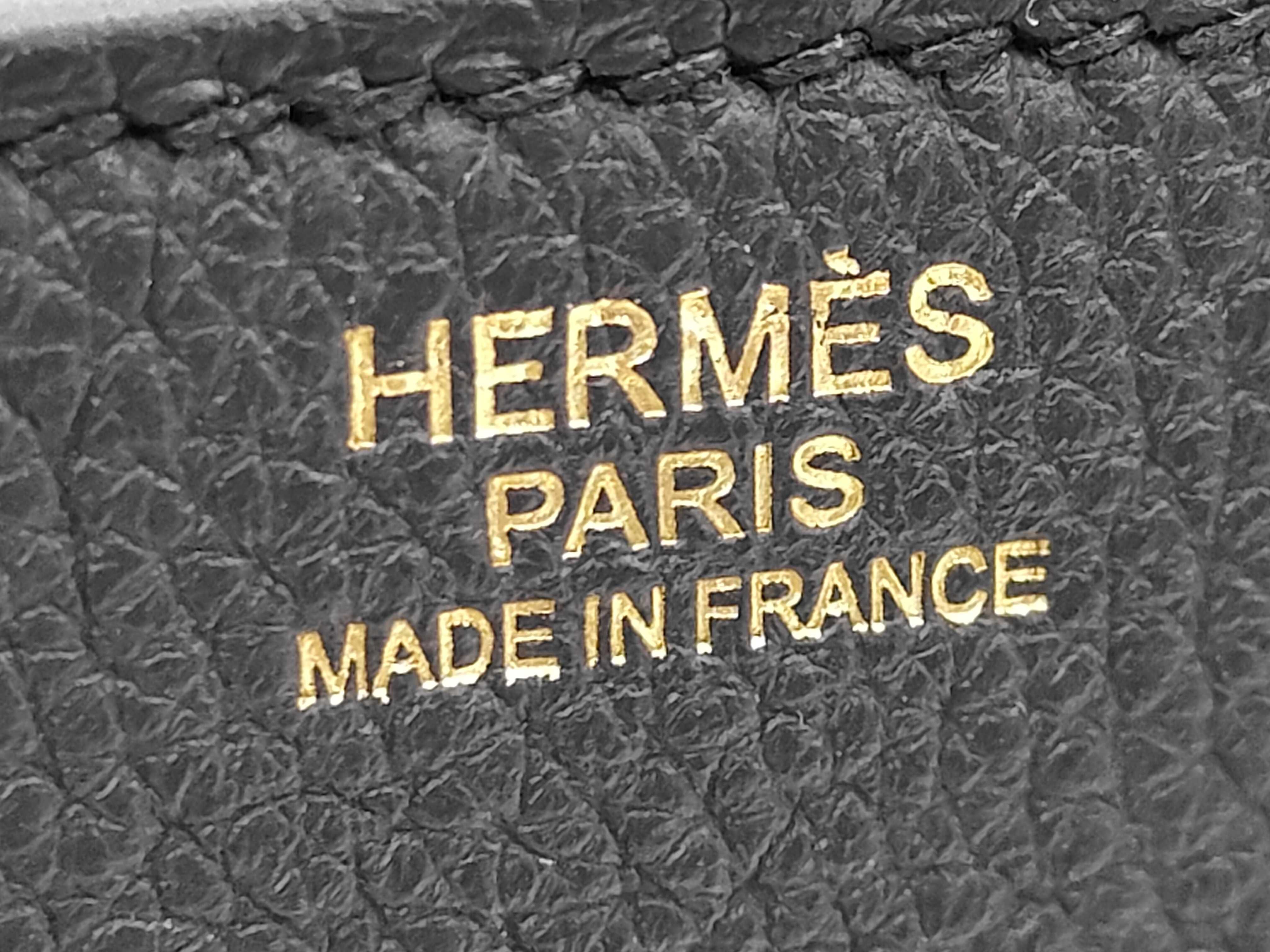 Birkin 30 Togo Black Gold Hardware G Engraved Tote Bag — view 10
