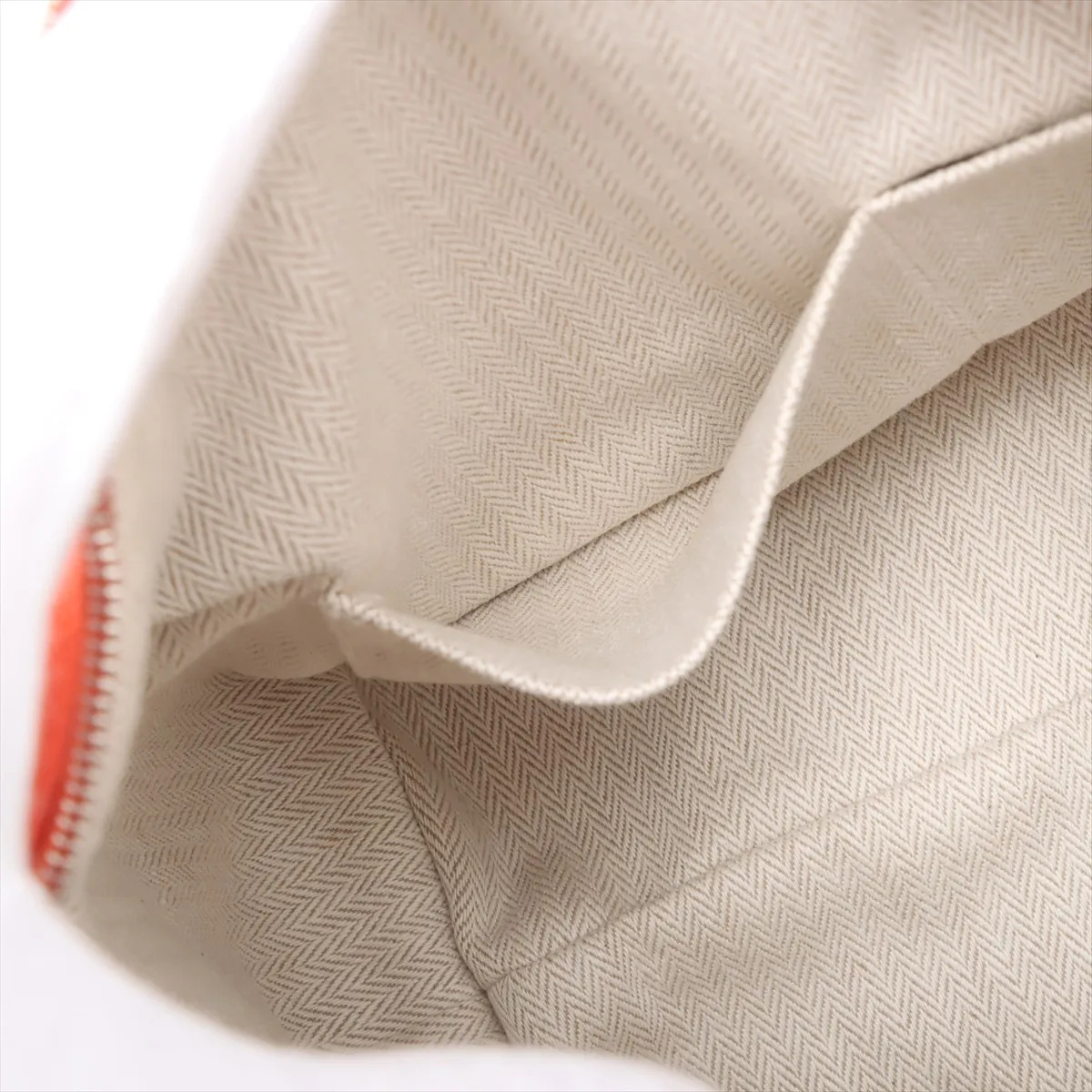 Brid A Black GM Canvas Orange Silver Hardware — view 9