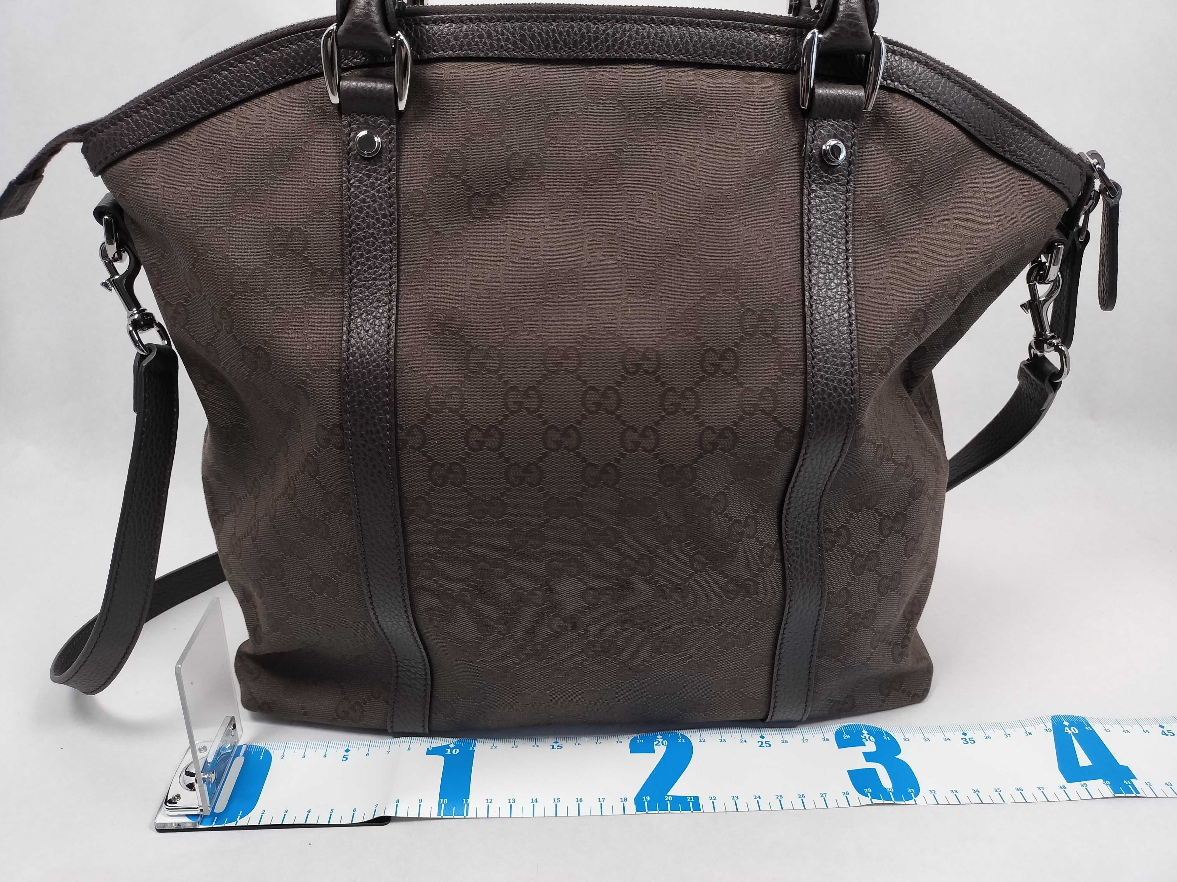 GG Canvas Gucci Tote Bag 339551 Handbag — view 2