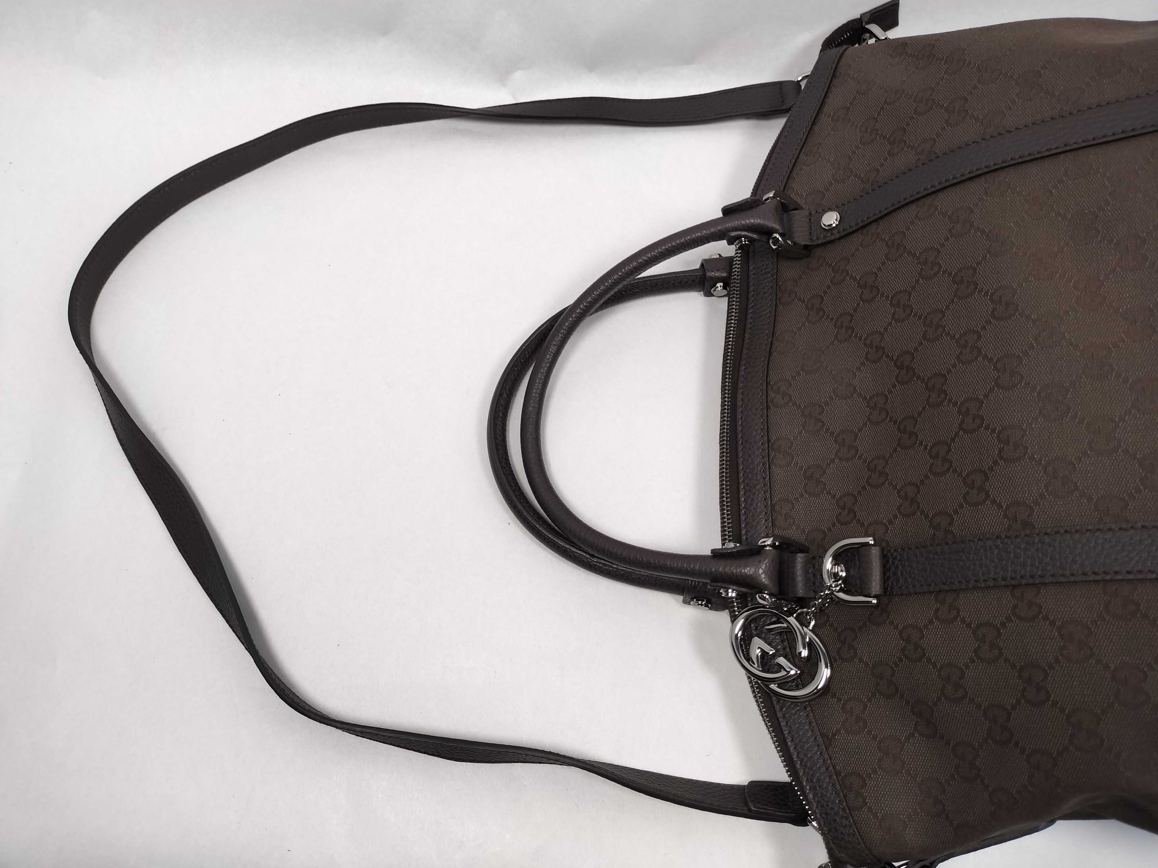 GG Canvas Gucci Tote Bag 339551 Handbag — view 3