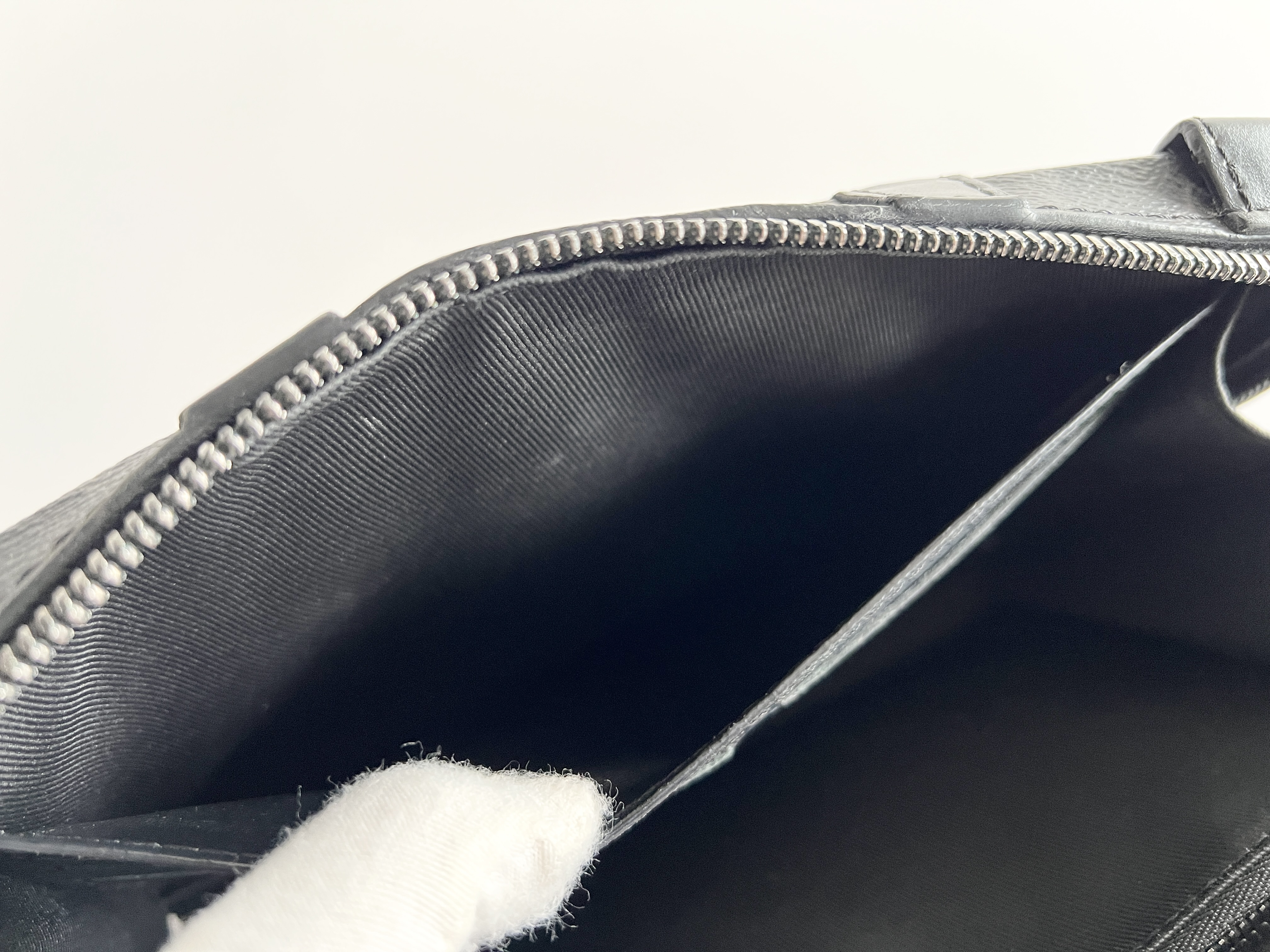 Monogram Eclipse Soft Trunk Shoulder Wallet Leather Shoulder Bag — view 7