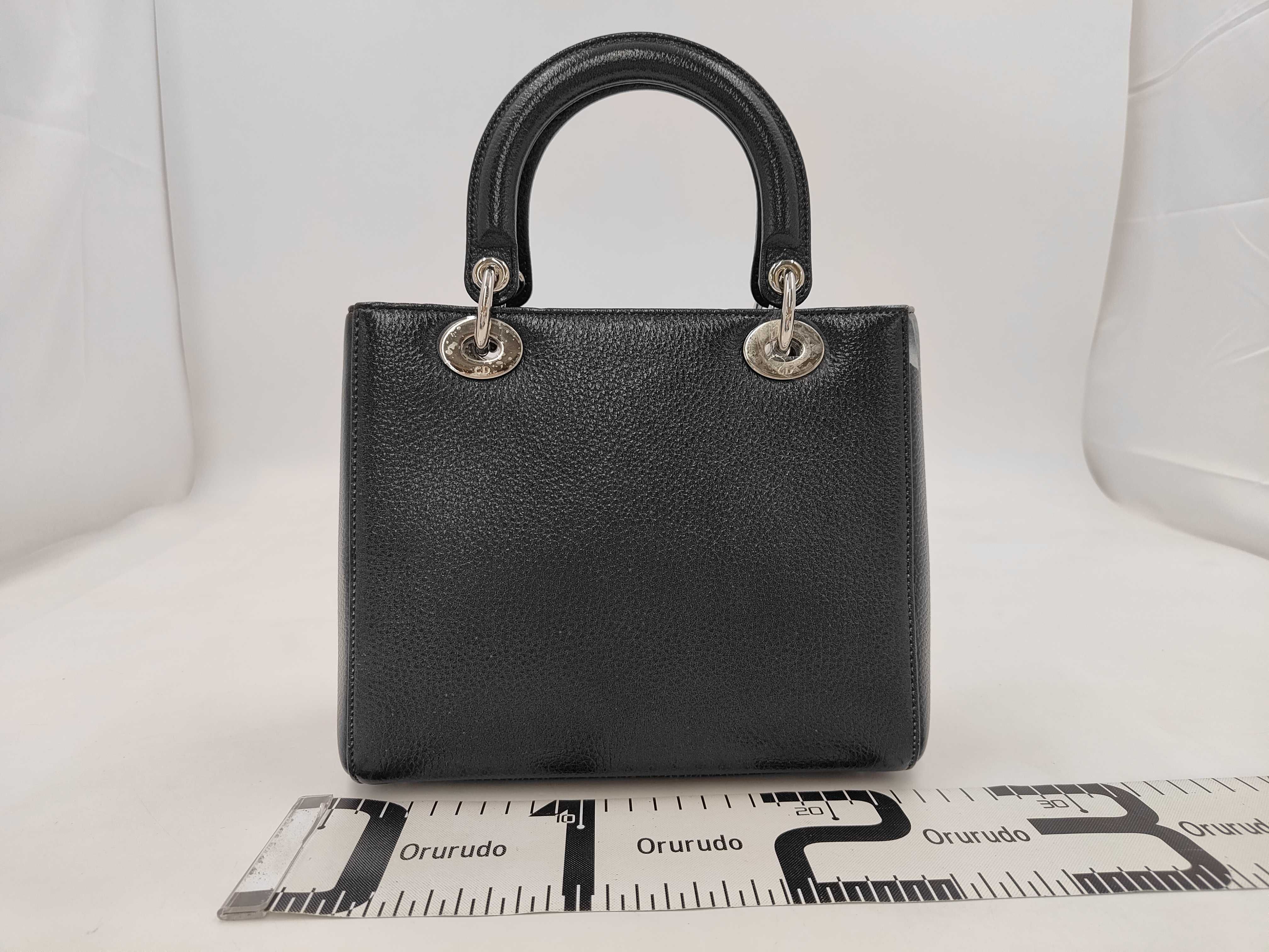 2014 Collection Deerskin Floral Print Medium Lady Dior Handbag — view 2
