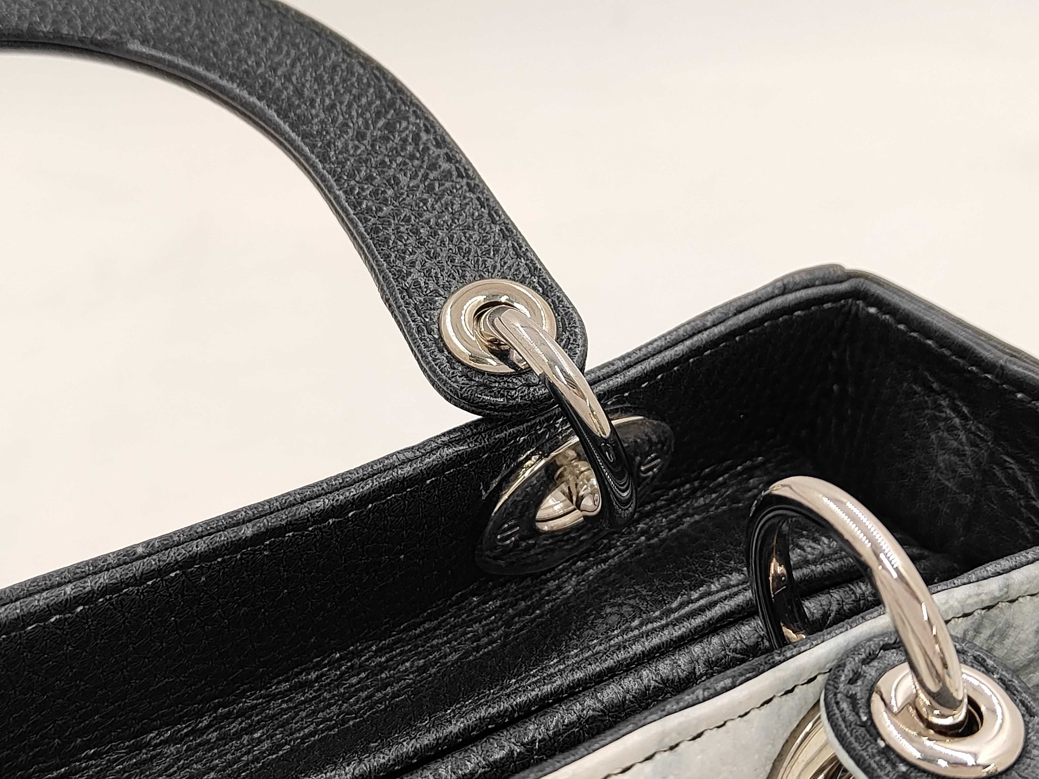 2014 Collection Deerskin Floral Print Medium Lady Dior Handbag — view 7