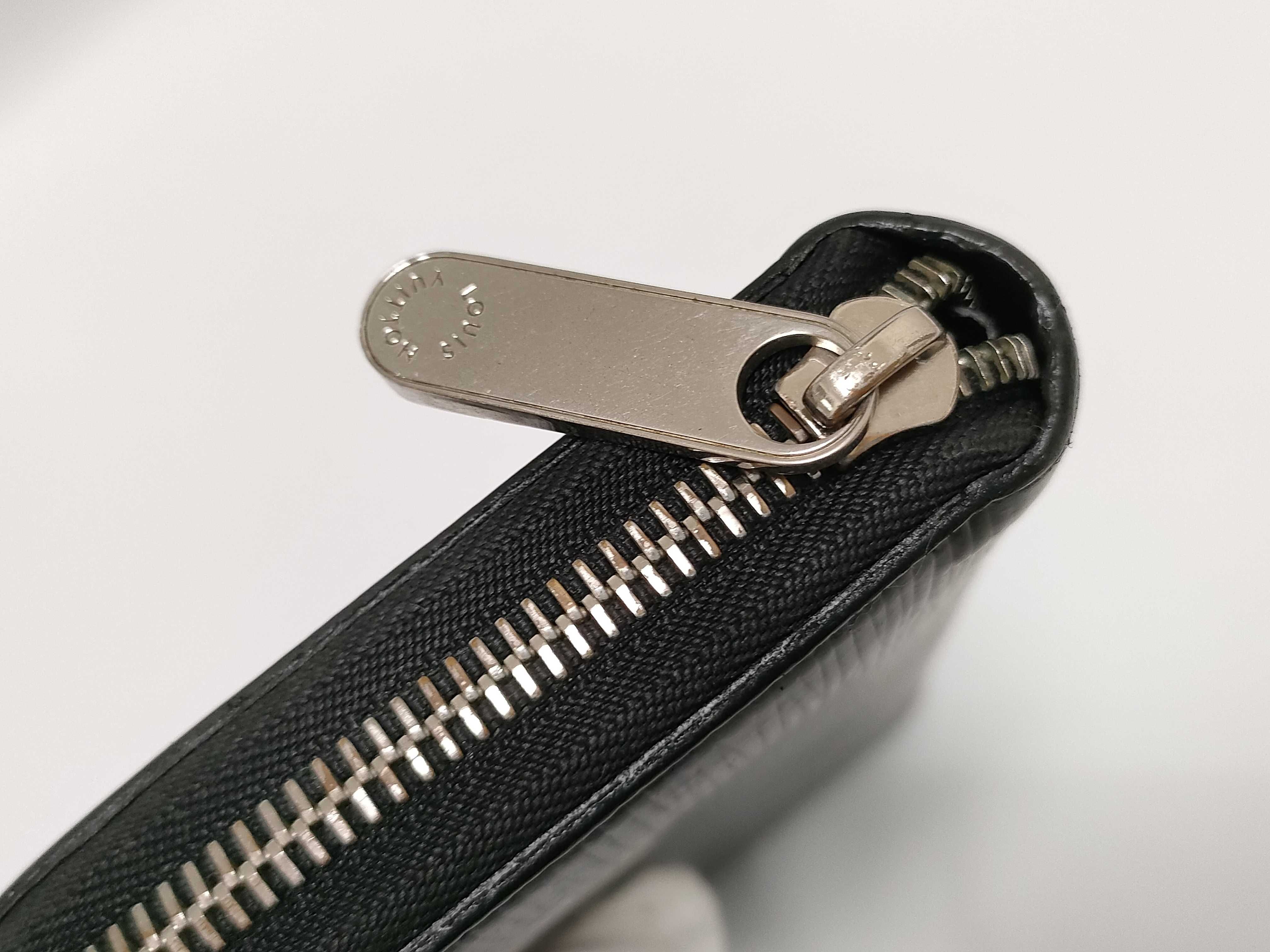 Epi Zippy Wallet Long Wallet Black Serial Number Wallet — view 6