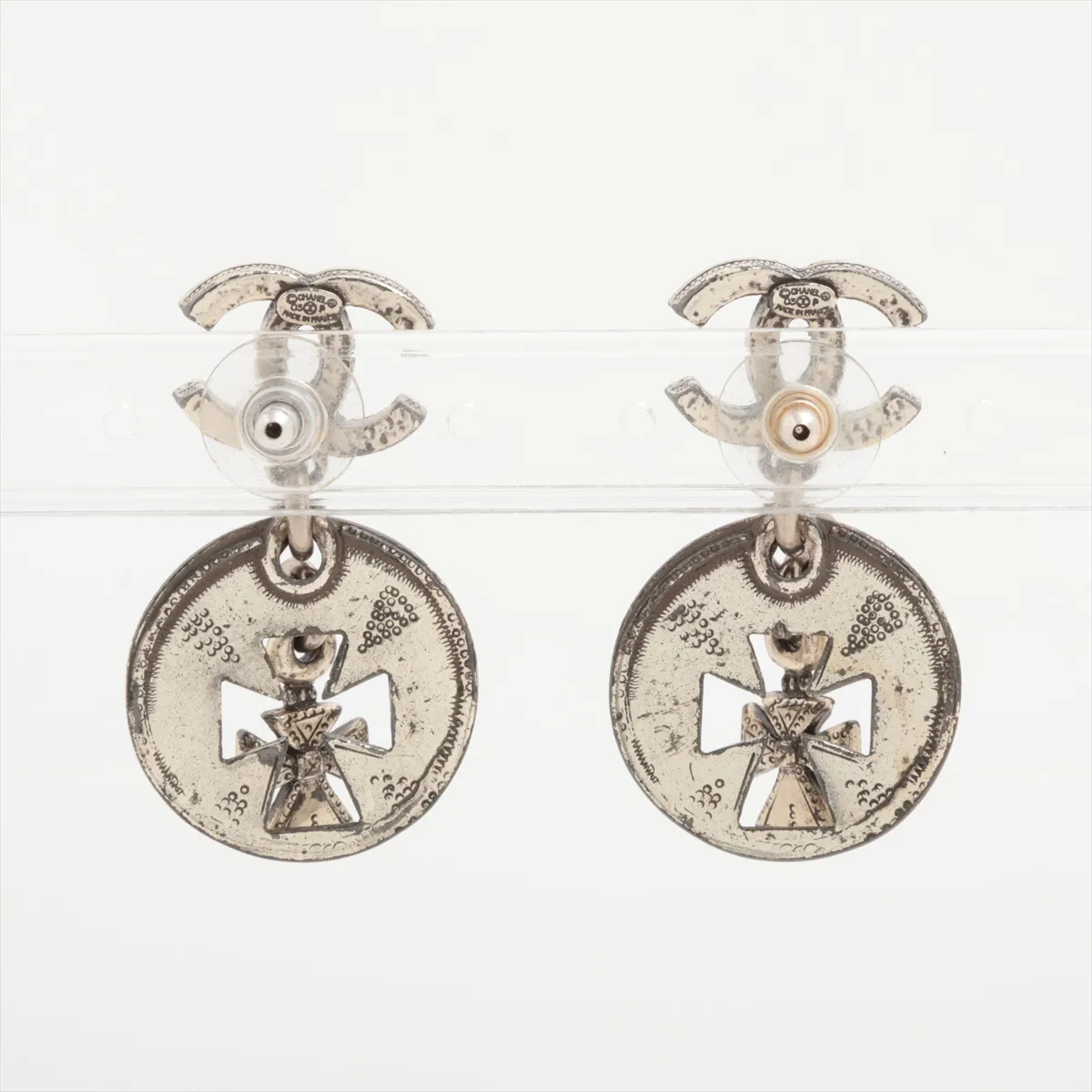 Cocomark 03P Earrings (for both ears) Metal Silver — view 2