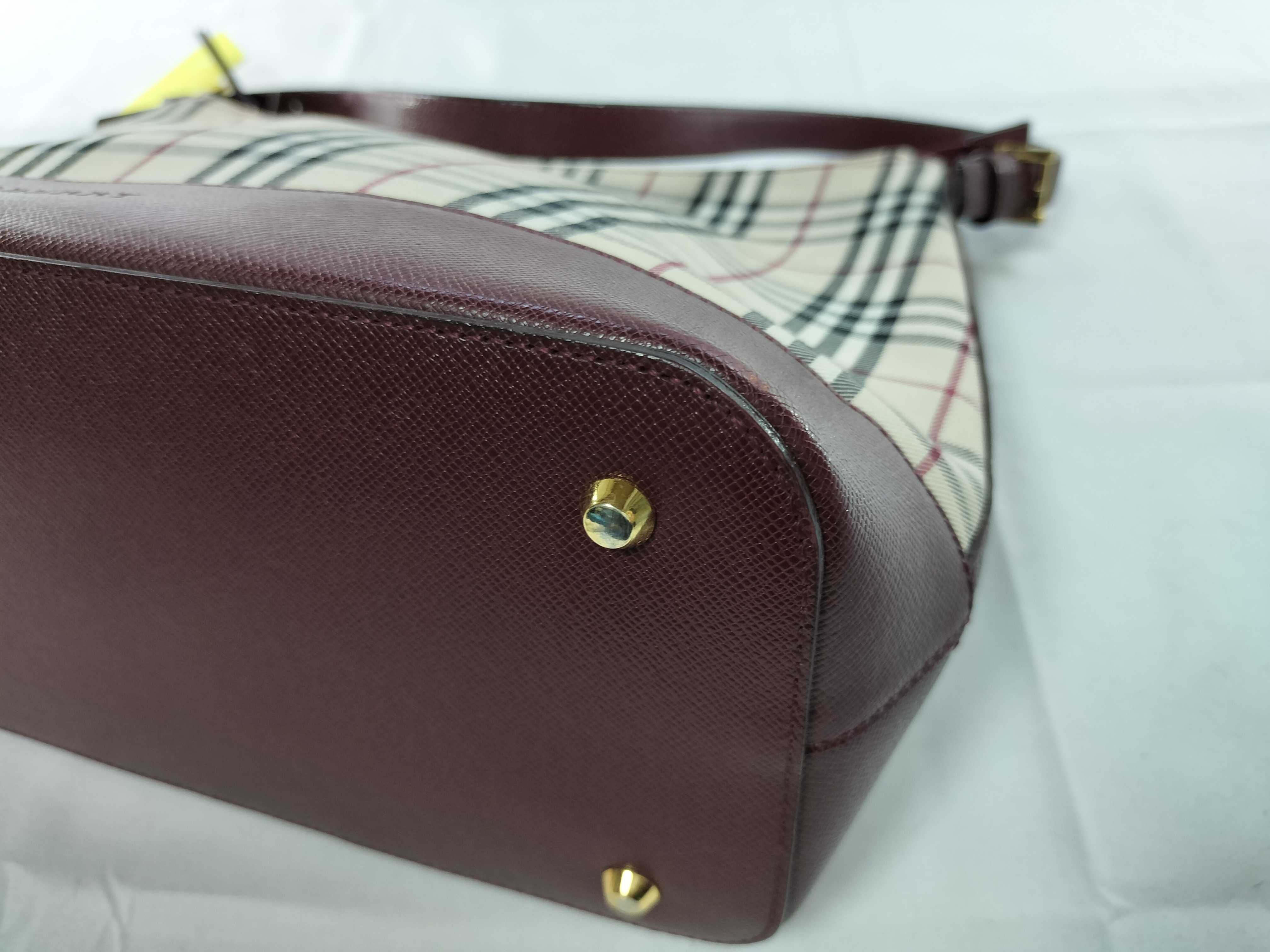 One-Shoulder Check Shoulder Bag — view 7
