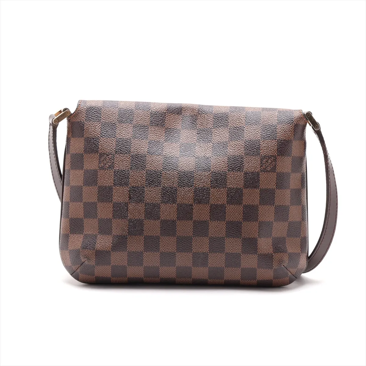 Damier Musette Tango Long Shoulder Bag N51301 LM1024 Brown — view 2