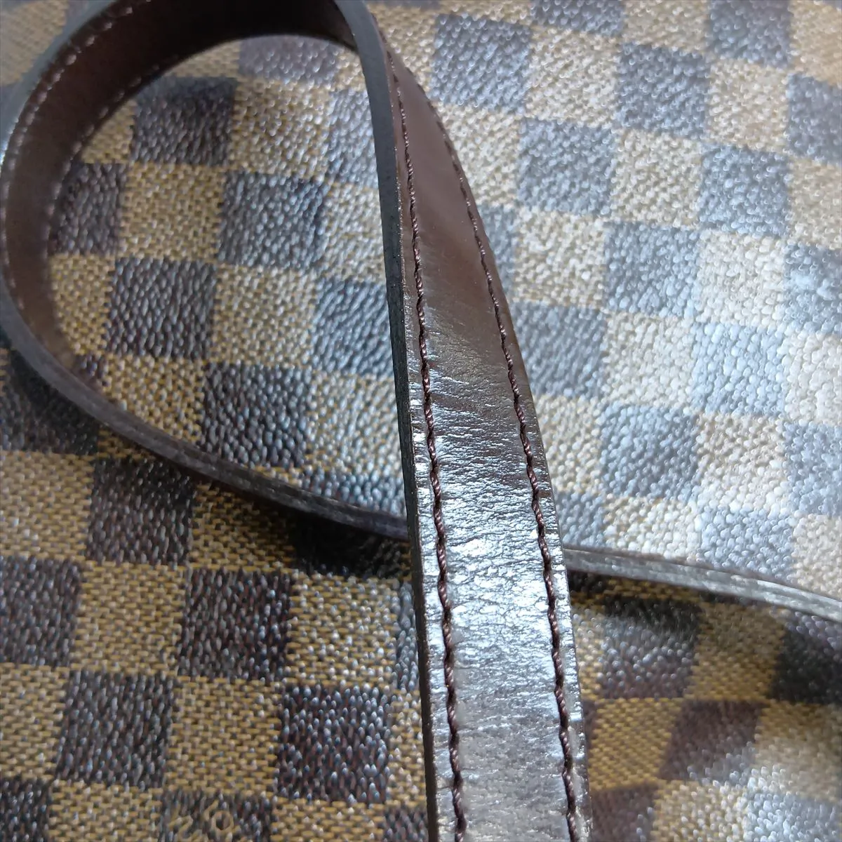 Damier Musette Tango Long Shoulder Bag N51301 LM1024 Brown — view 15