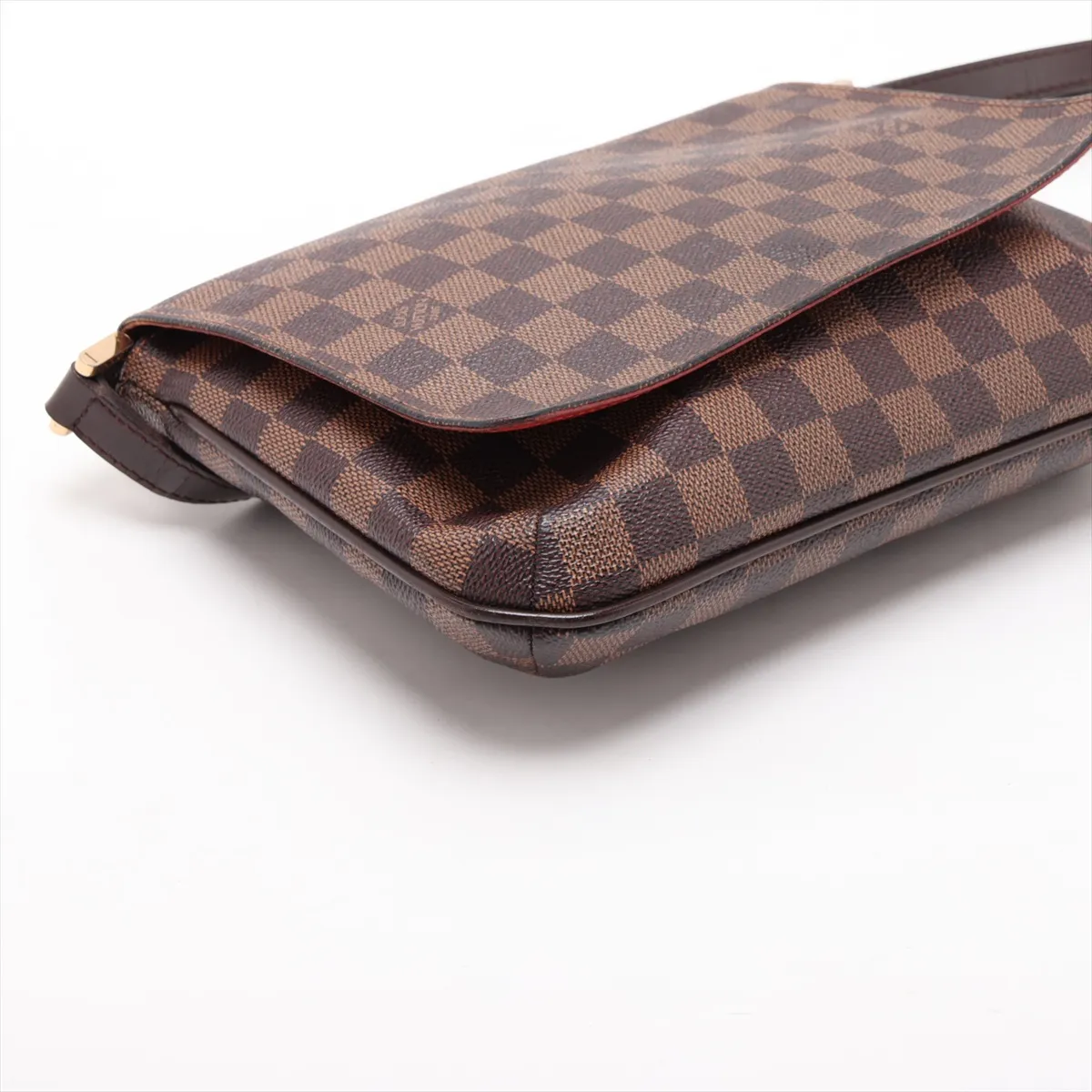 Damier Musette Tango Long Shoulder Bag N51301 LM1024 Brown — view 4