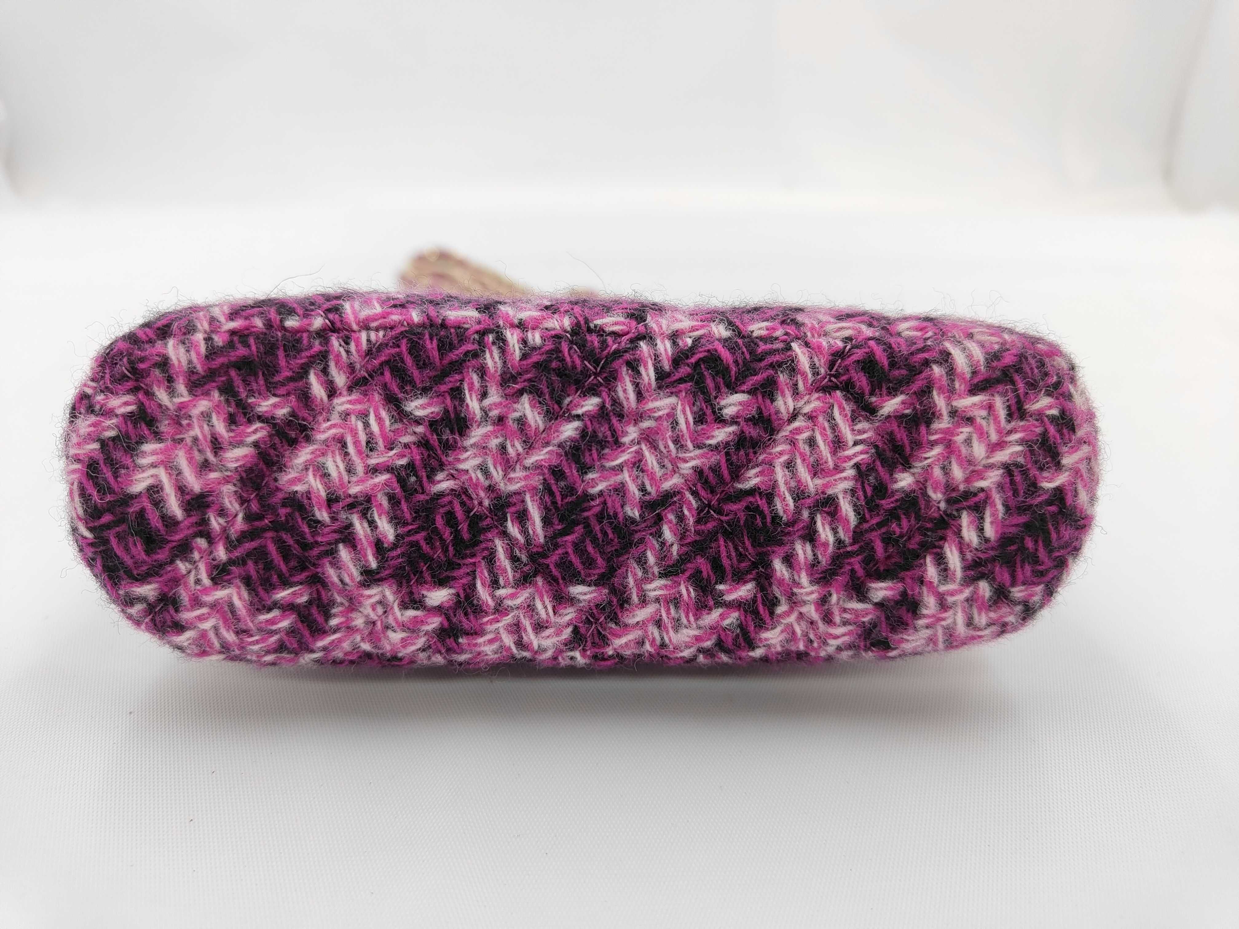 Tweed Shoulder Bag with IC Chip — view 5