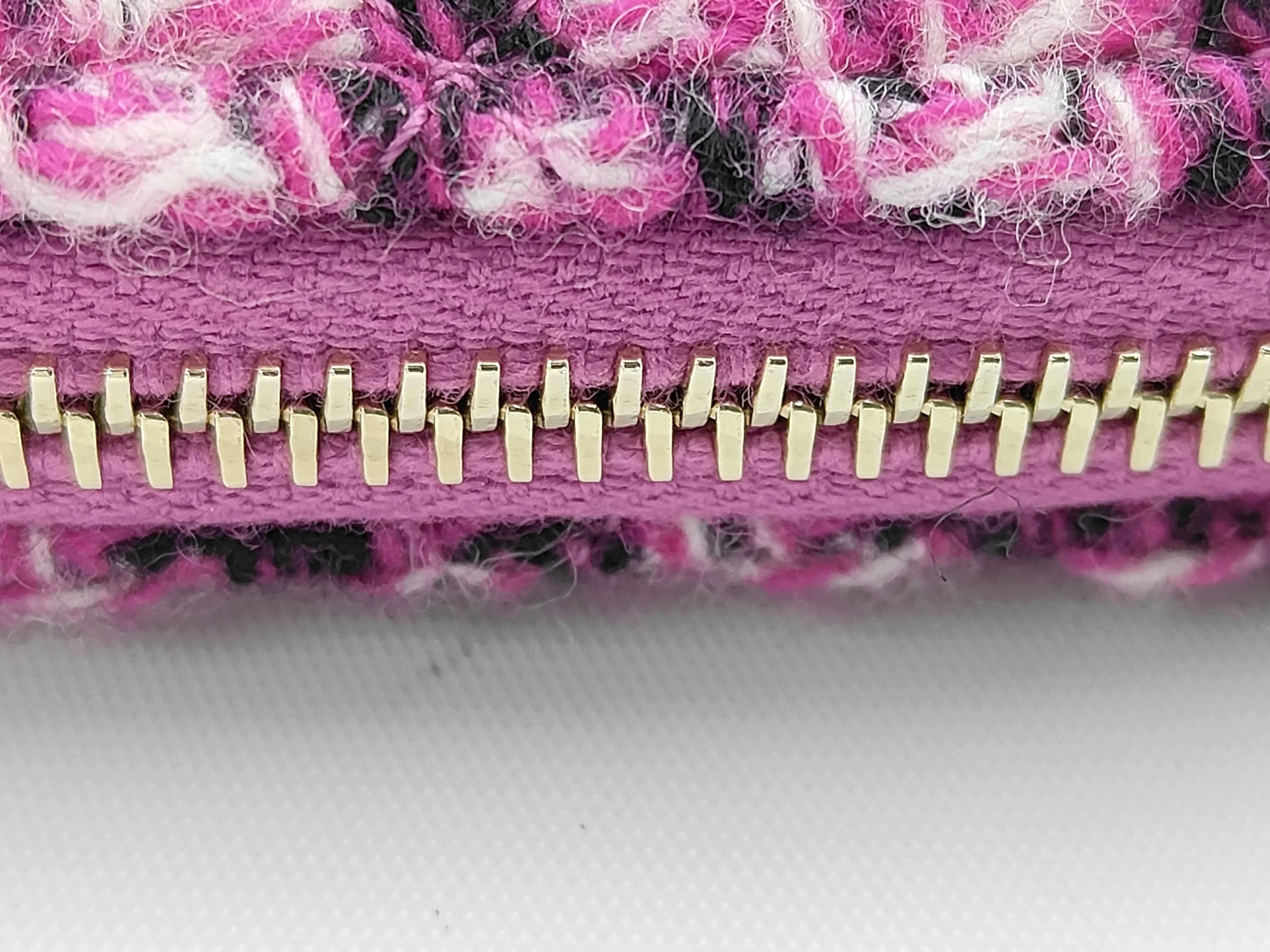 Tweed Shoulder Bag with IC Chip — view 8