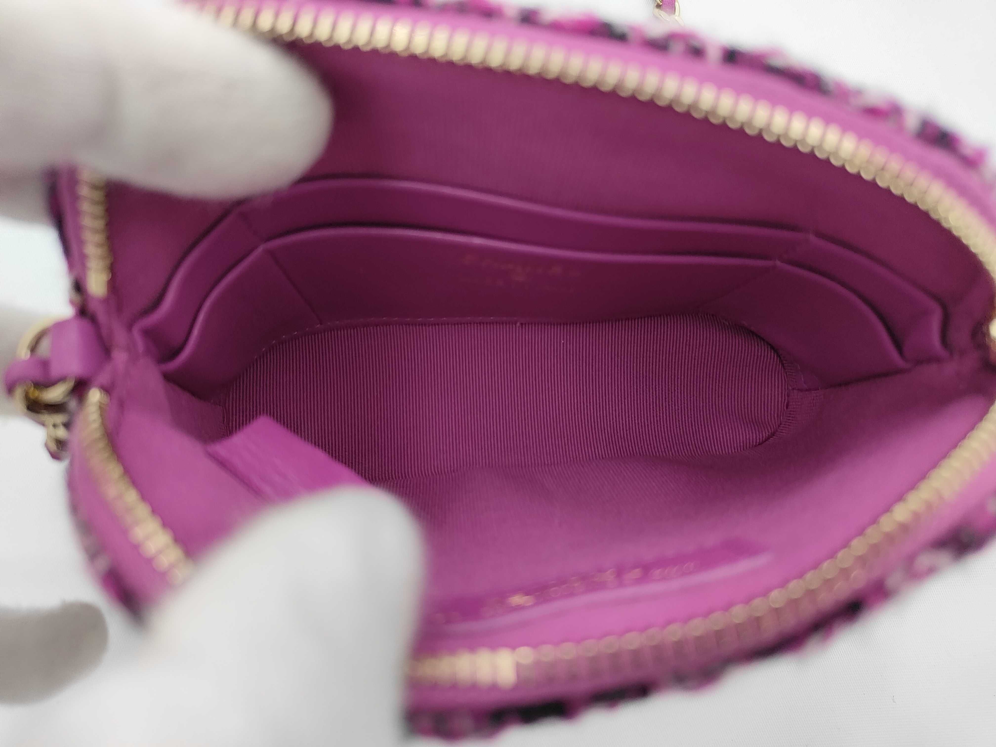 Tweed Shoulder Bag with IC Chip — view 9