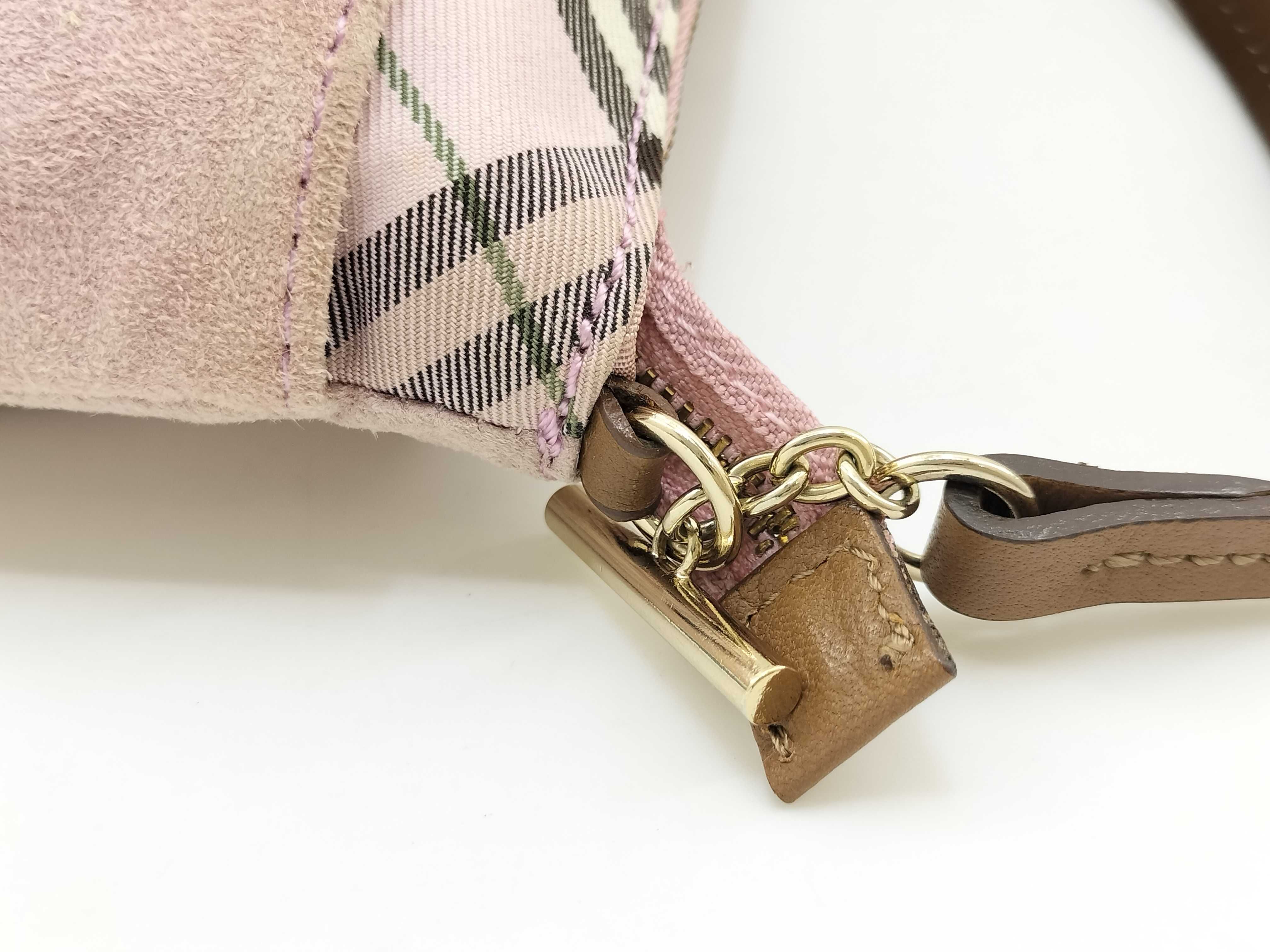 Blue Label Burberry Check Accessory Pouch — view 6