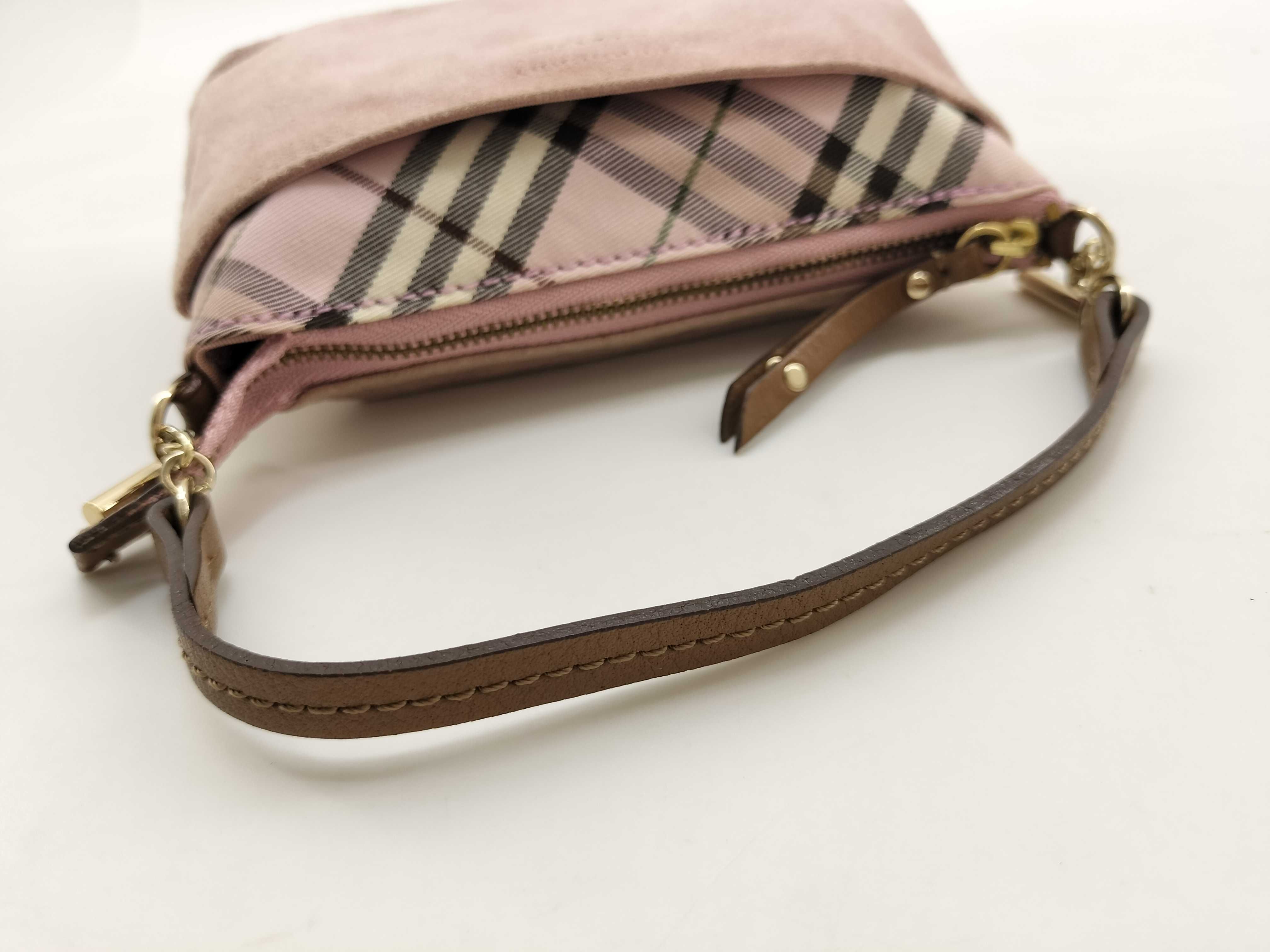 Blue Label Burberry Check Accessory Pouch — view 8