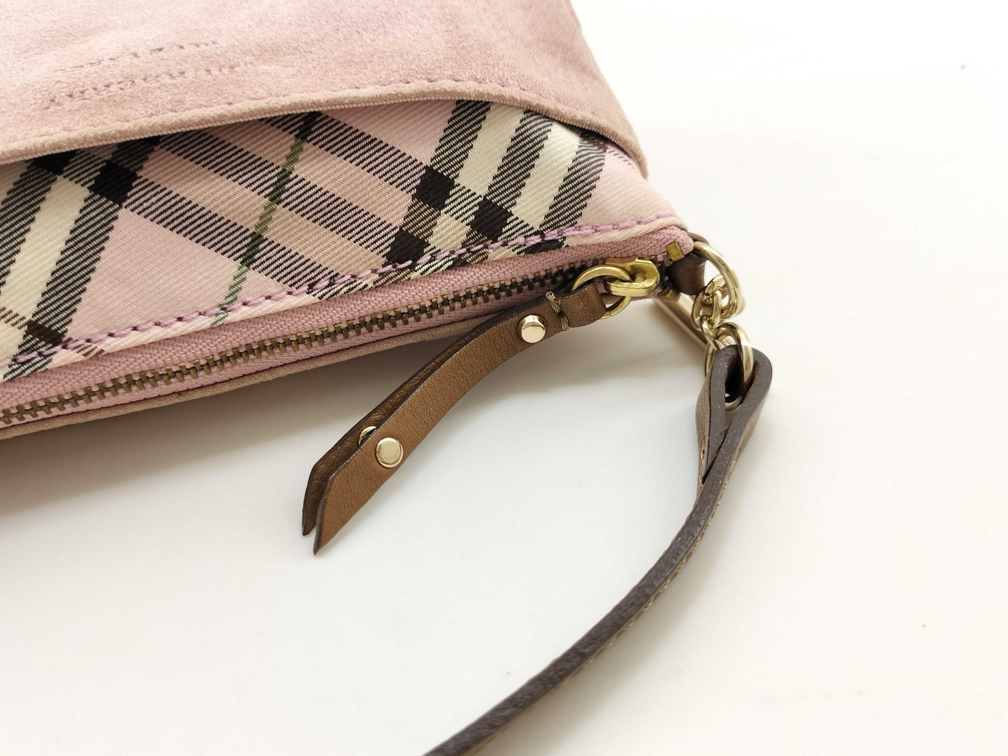 Blue Label Burberry Check Accessory Pouch — view 9