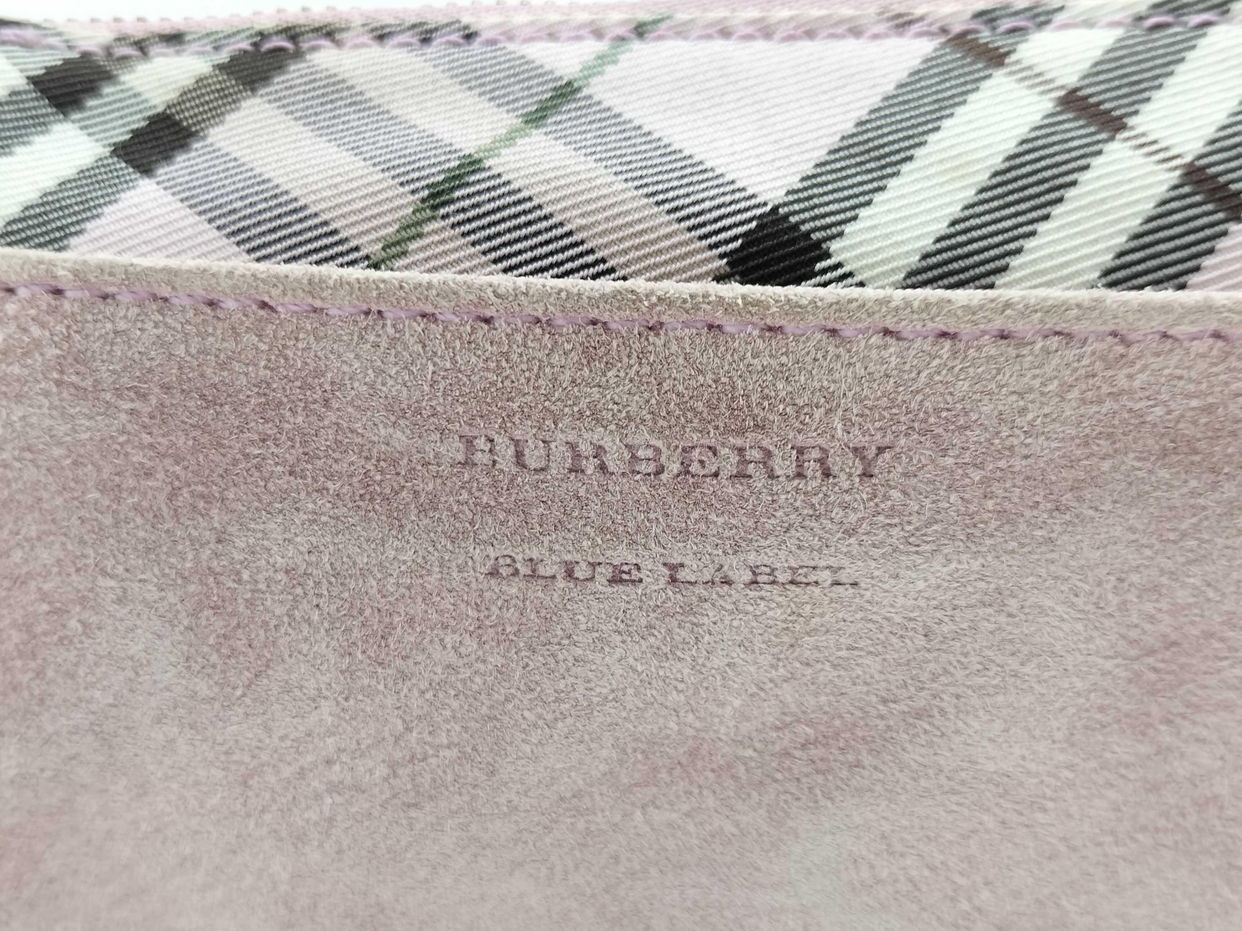 Blue Label Burberry Check Accessory Pouch — view 10