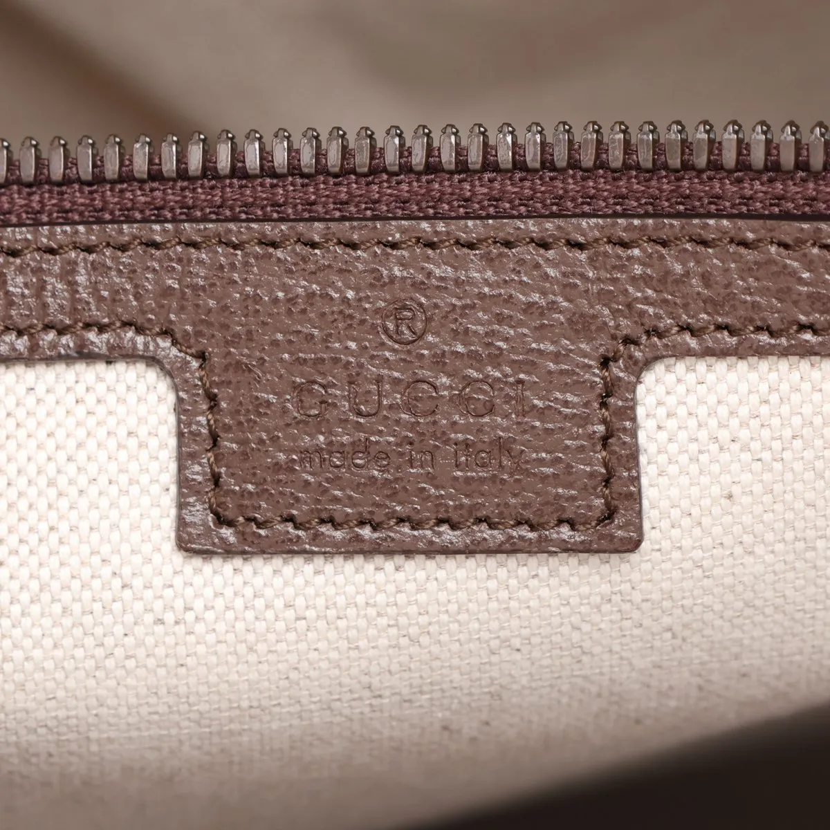GG Supreme PVC x Leather Boston Bag, Beige x Brown, 547959 — view 11