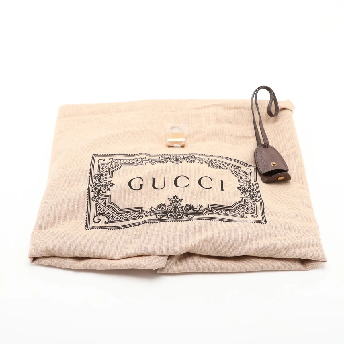 GG Supreme PVC x Leather Boston Bag, Beige x Brown, 547959 — view 13