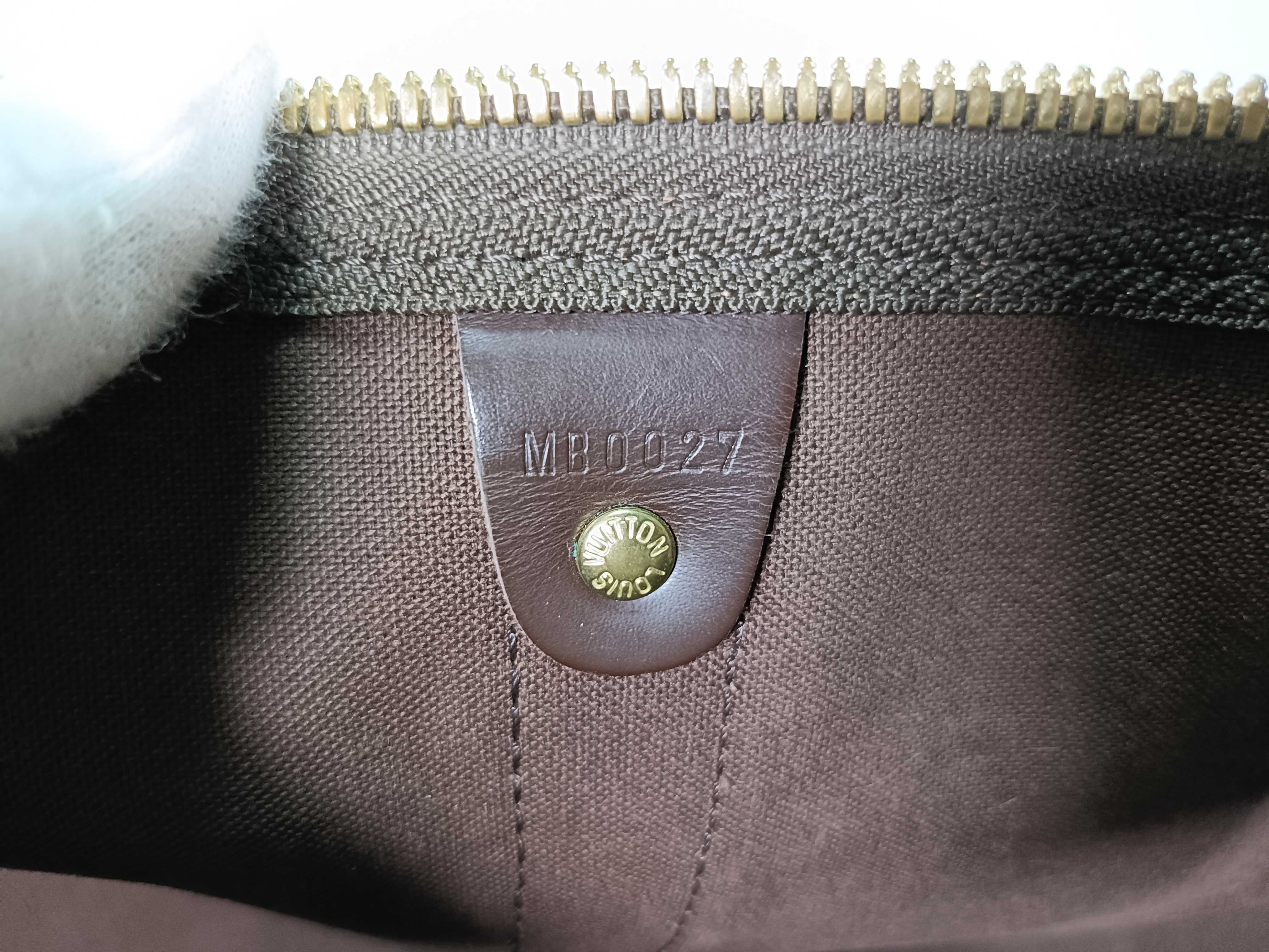 PH- Damier Ebene Bandouliere Keepall 55 Travel Bag Brown Canvas Boston Bag — view 14