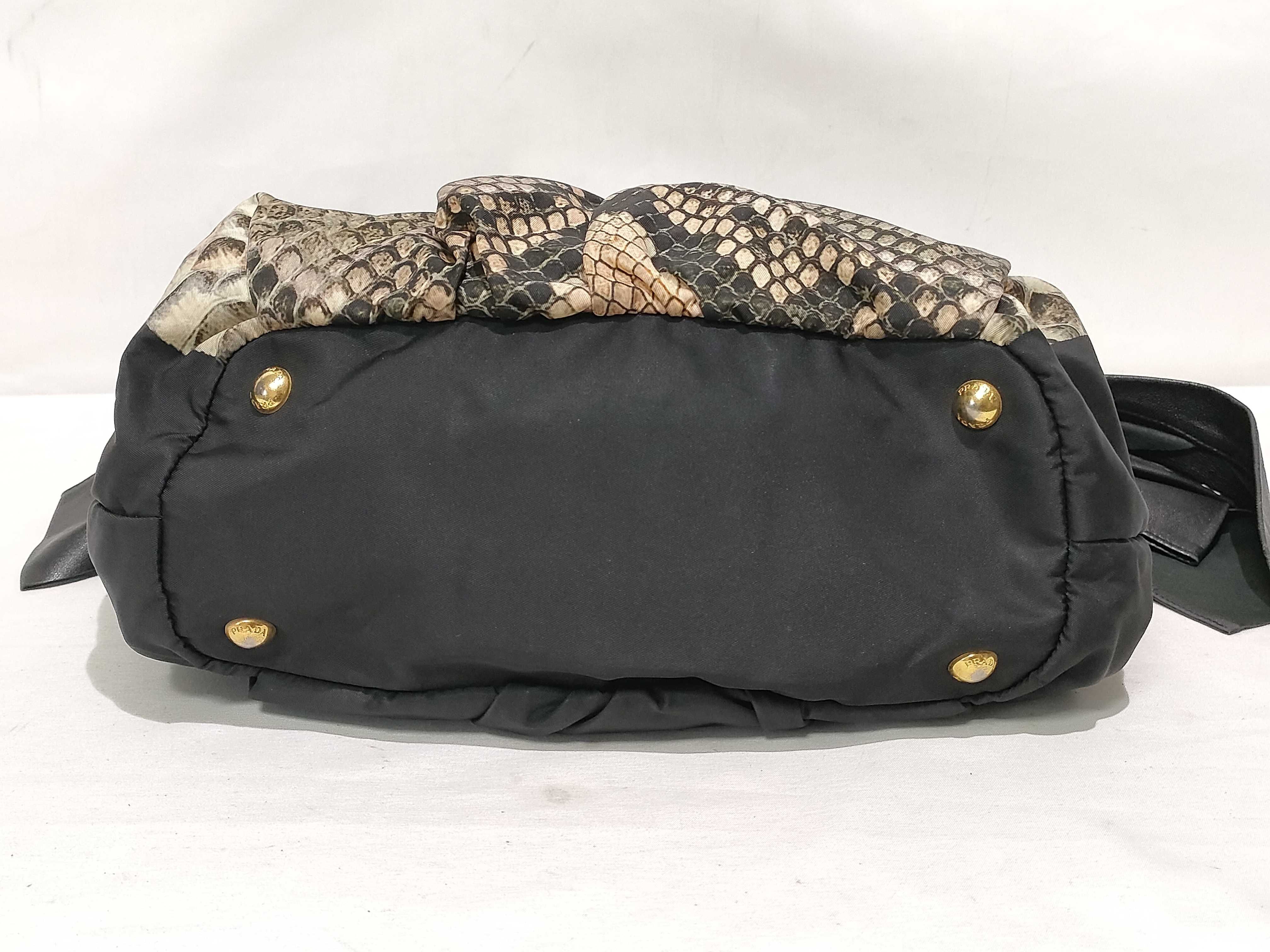 Nylon Tote Black Tote Bag — view 7