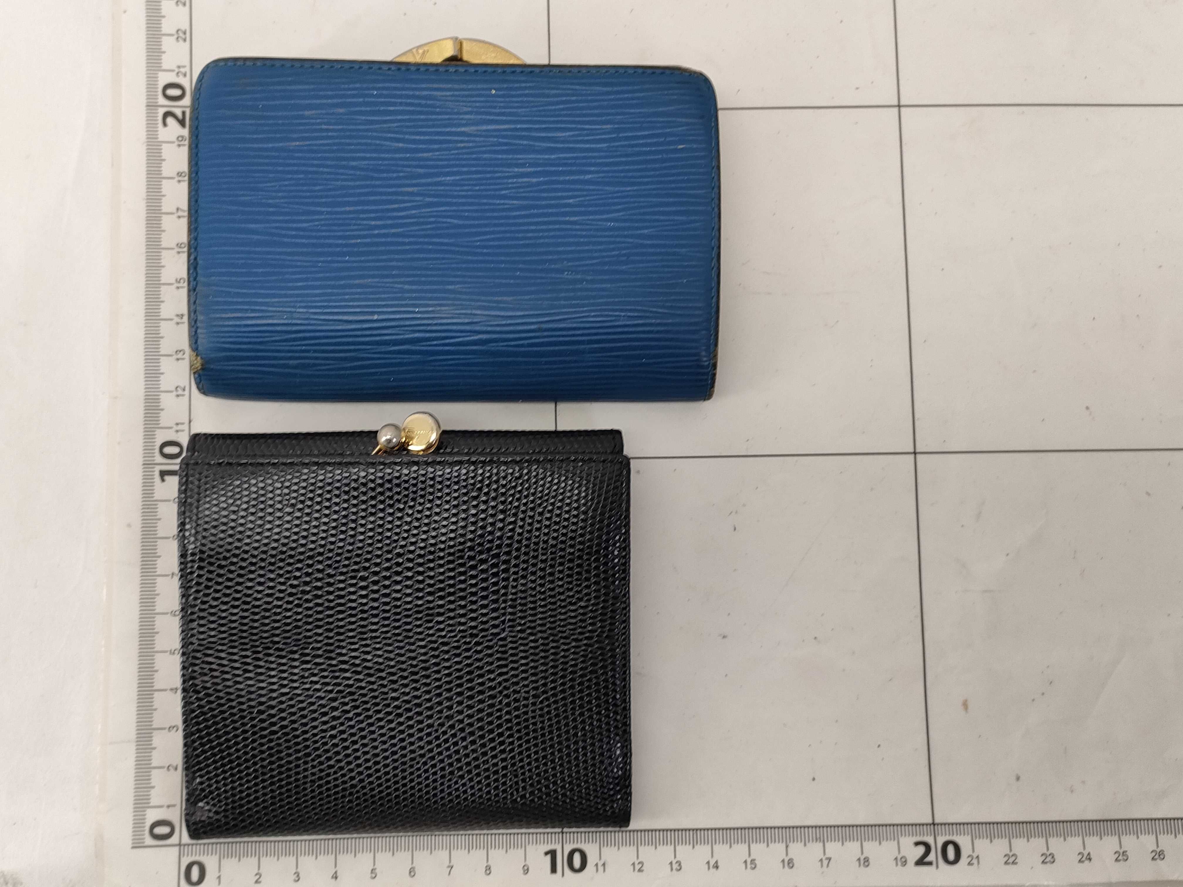 Epi Leather / Ferragamo Compact Wallet 2-Piece Set — view 2