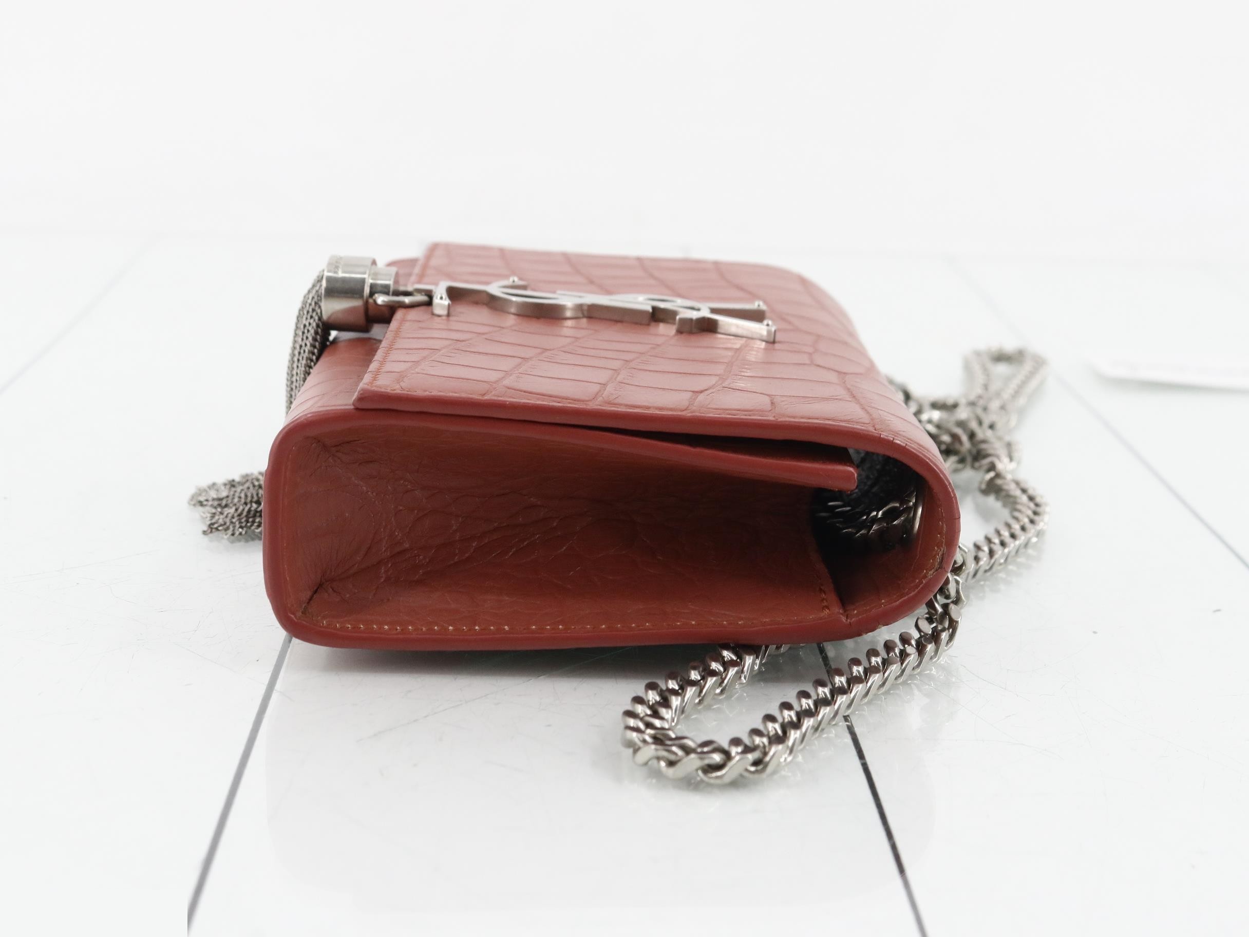Kate Crocodile Shoulder Bag — view 3