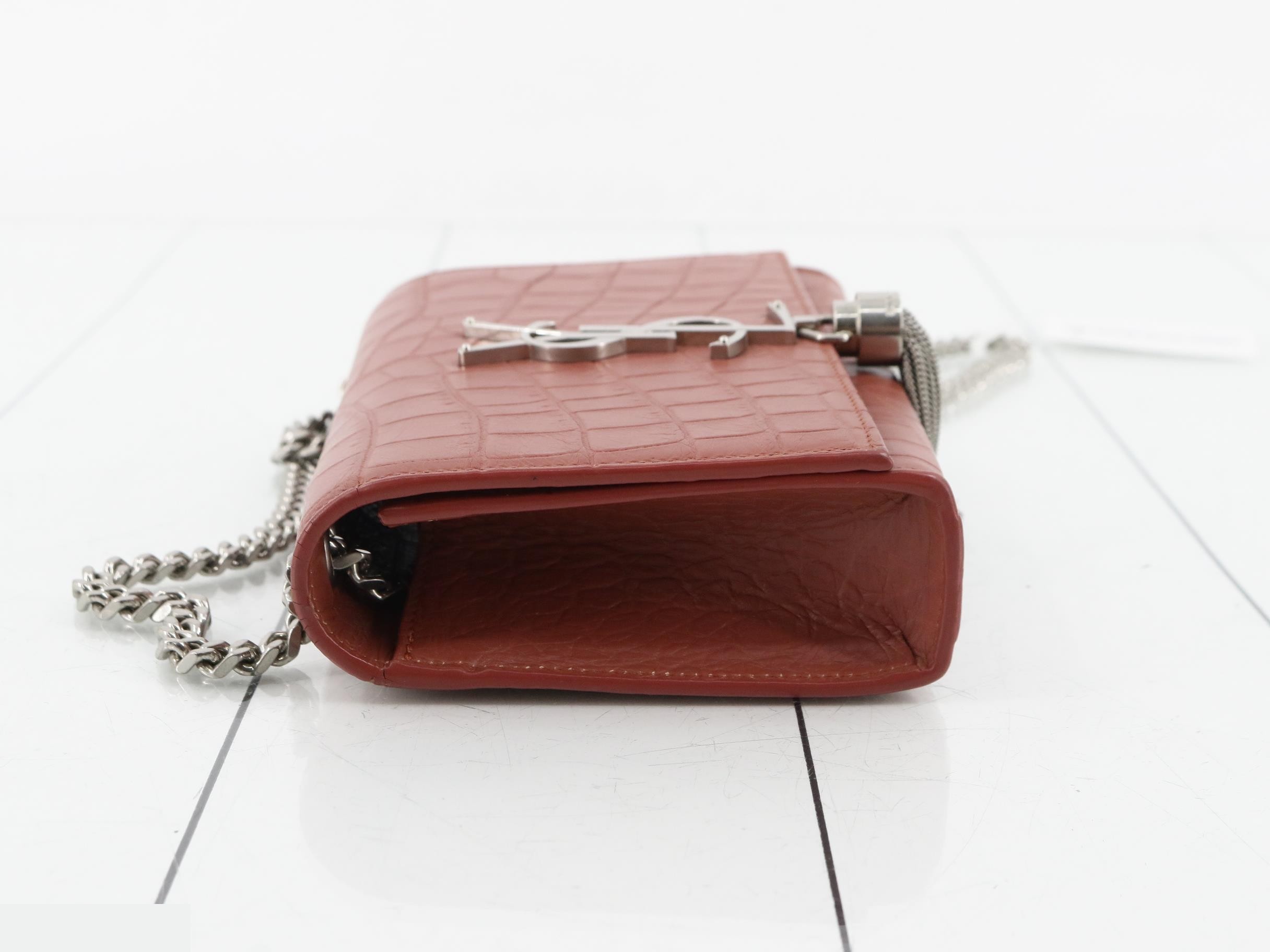 Kate Crocodile Shoulder Bag — view 4