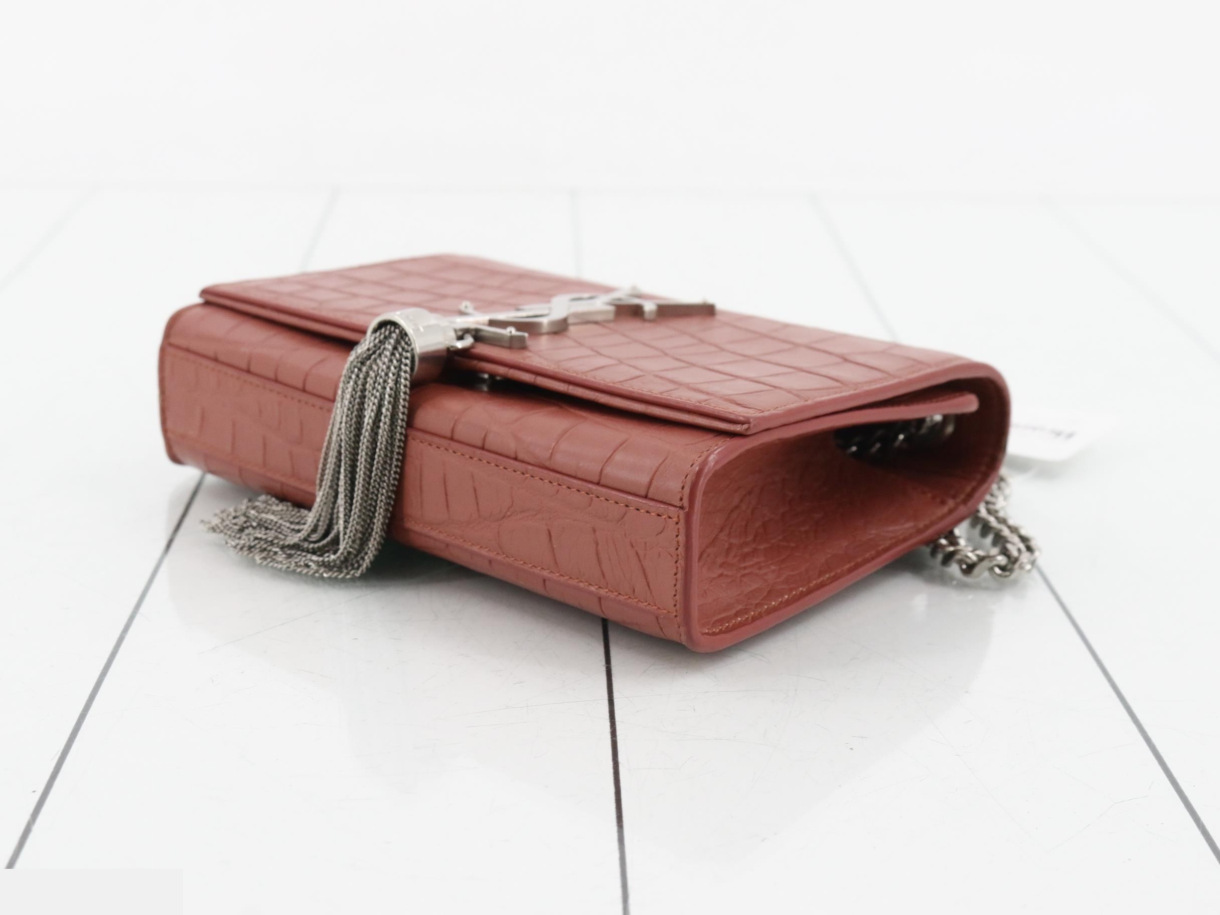 Kate Crocodile Shoulder Bag — view 6