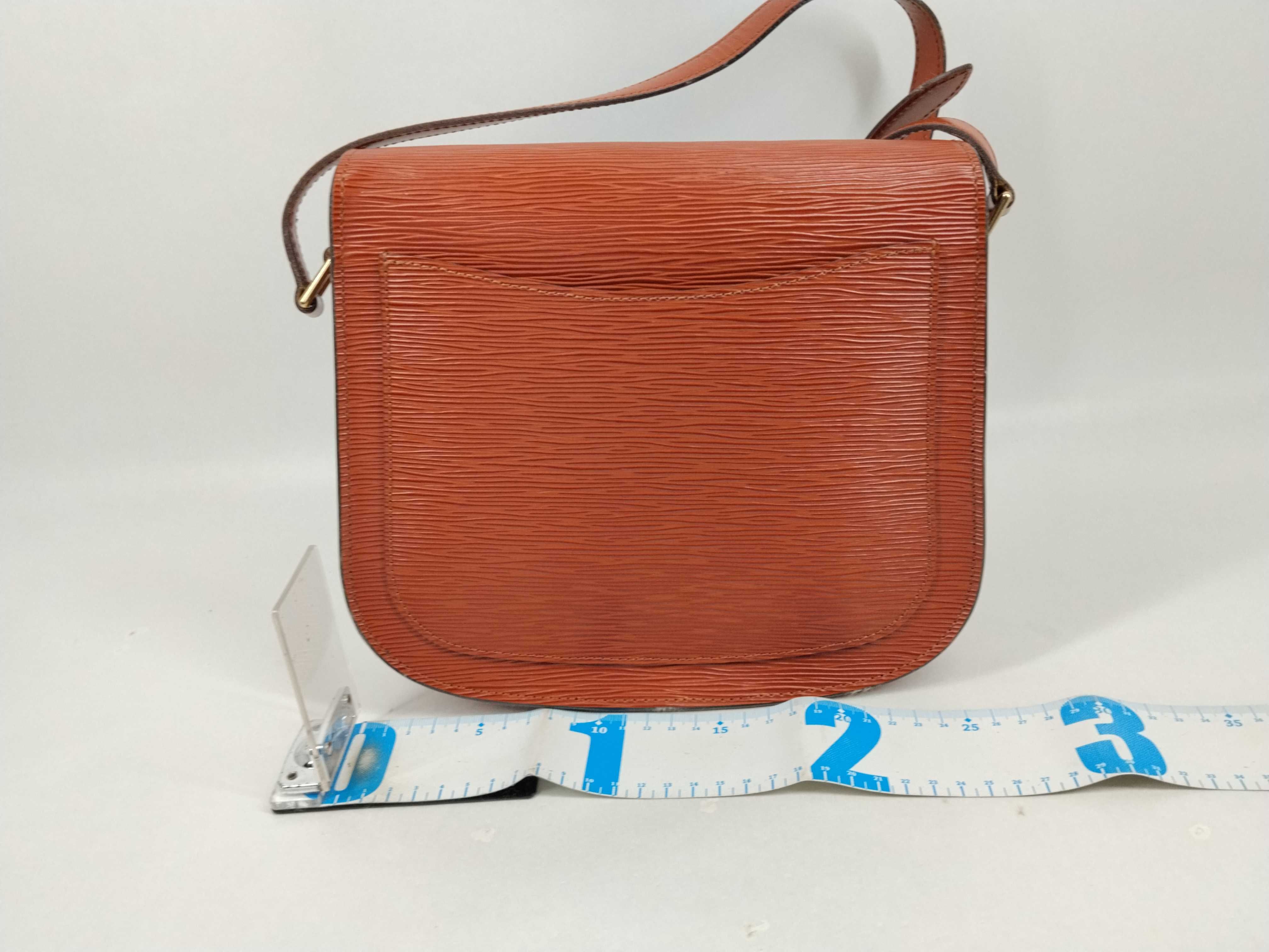 Epi Saint Cloud Shoulder Bag, Crossbody Leather, Kenya Brown Shoulder Bag — view 2