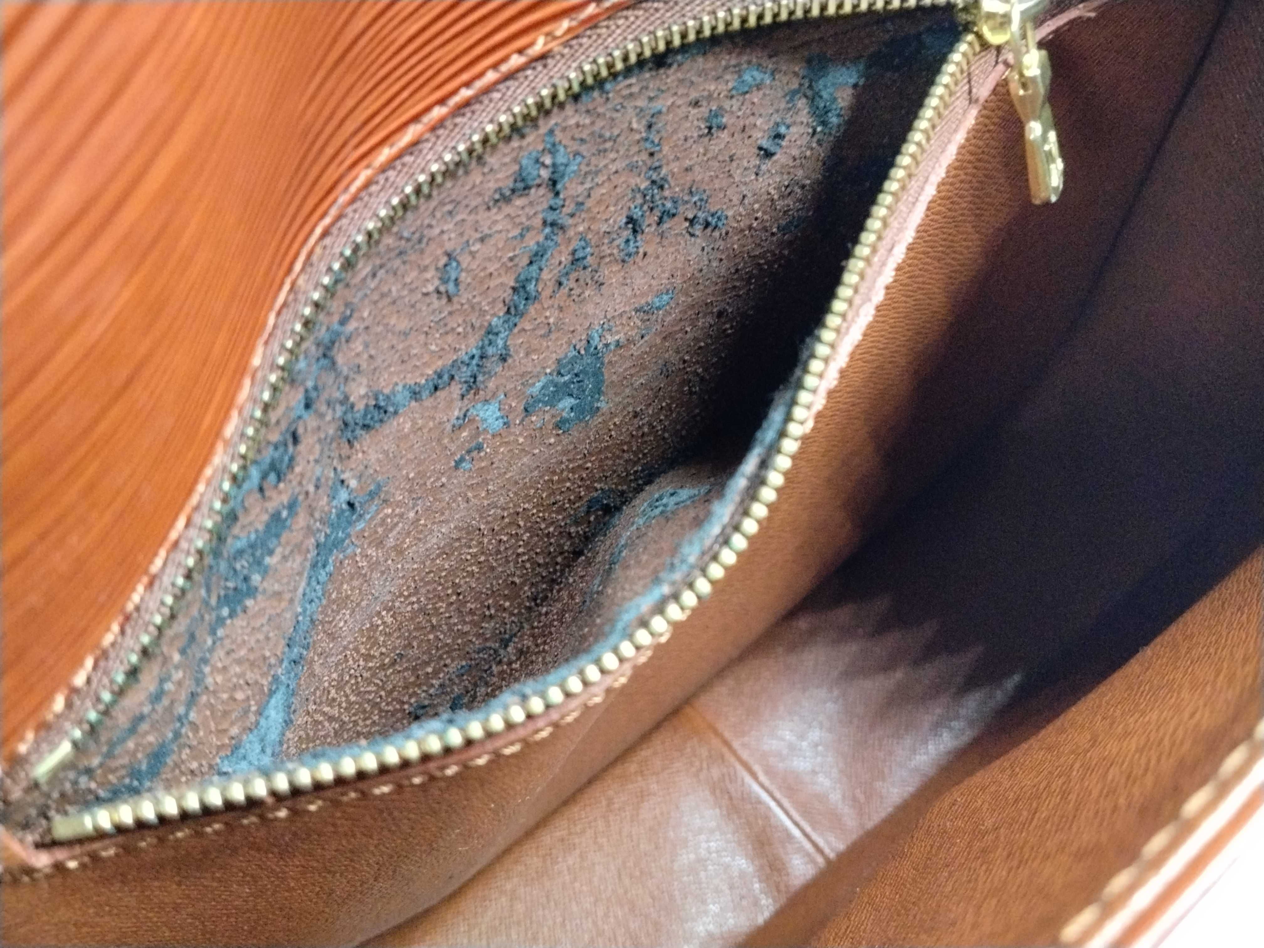 Epi Saint Cloud Shoulder Bag, Crossbody Leather, Kenya Brown Shoulder Bag — view 12