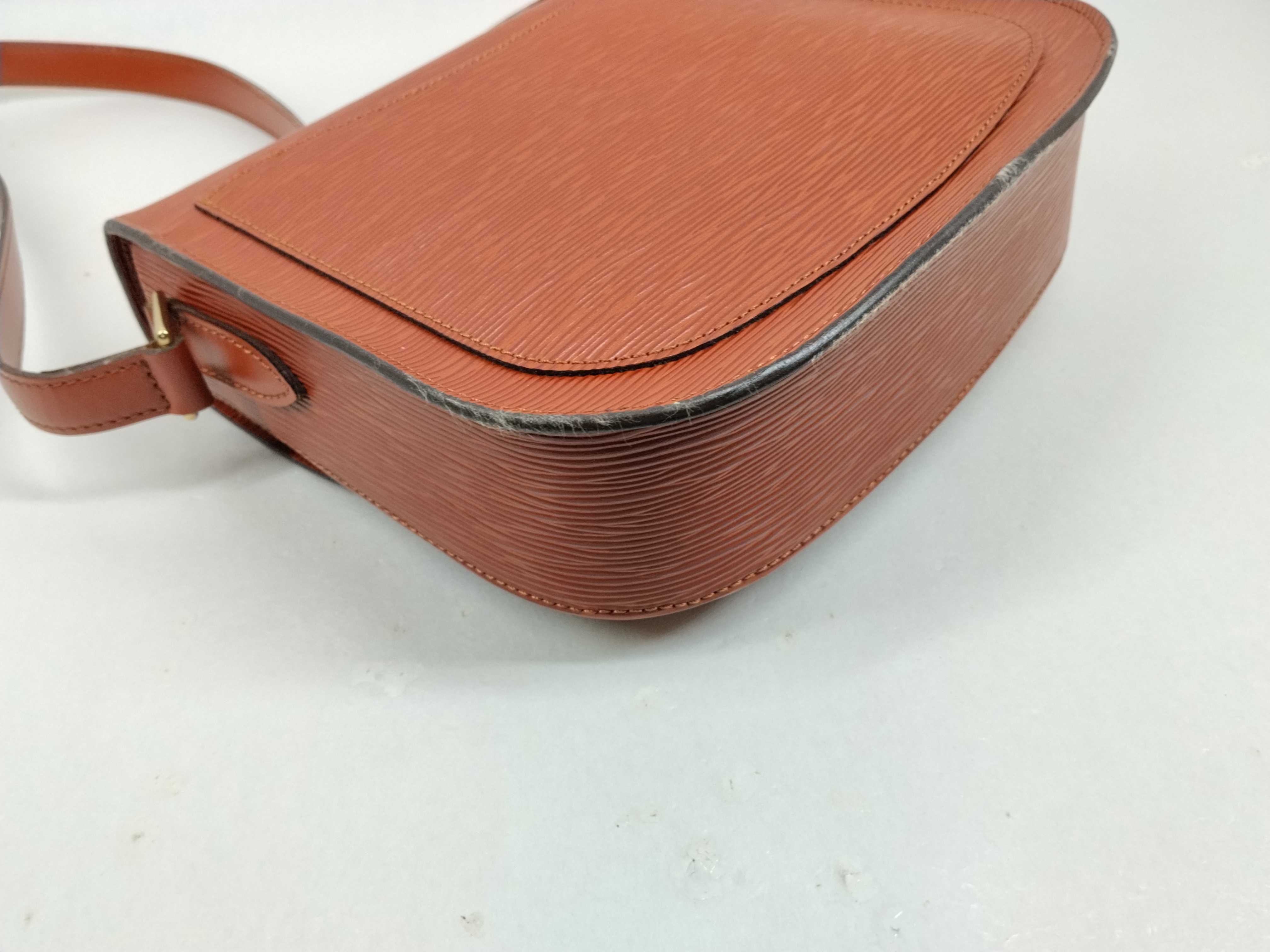 Epi Saint Cloud Shoulder Bag, Crossbody Leather, Kenya Brown Shoulder Bag — view 3
