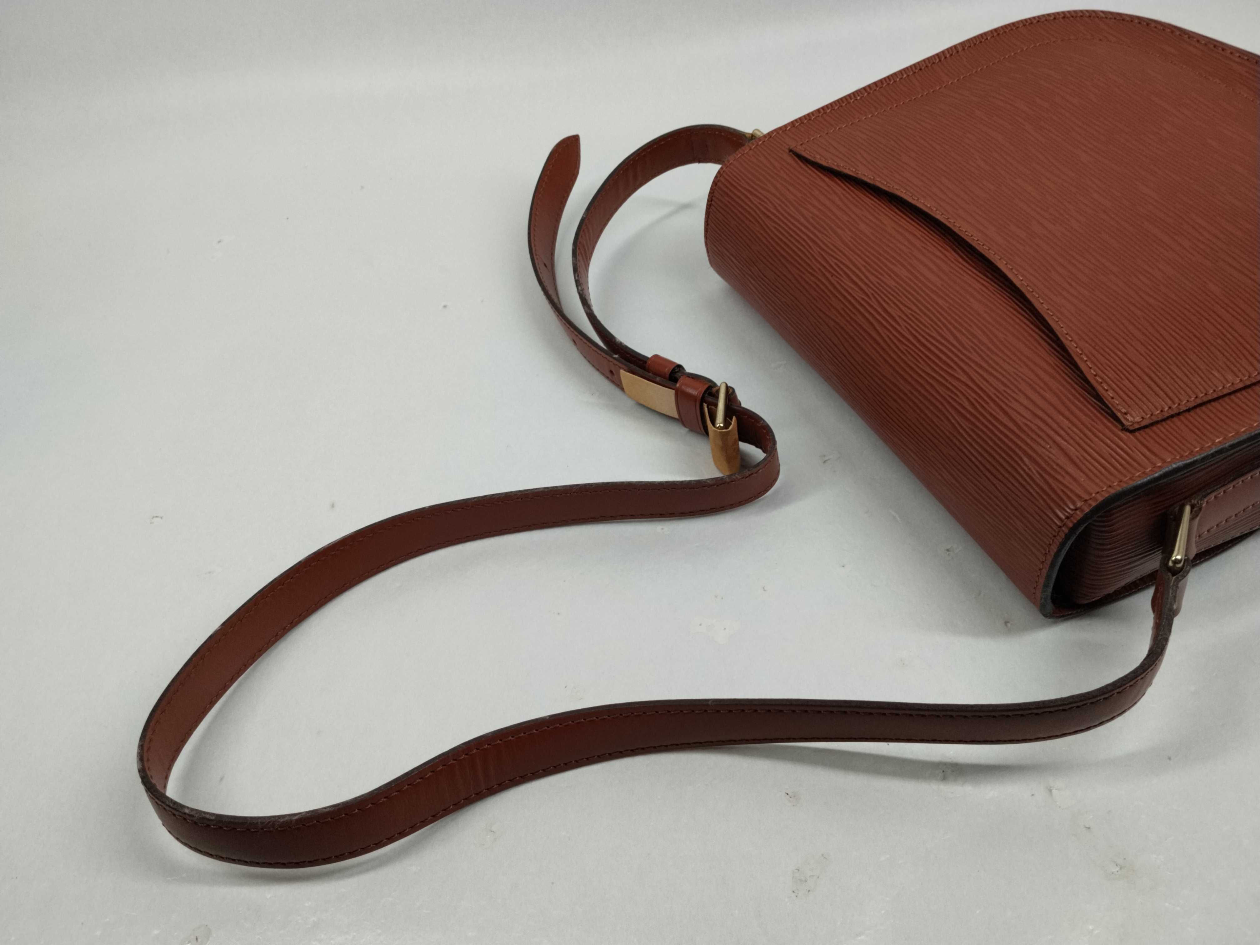 Epi Saint Cloud Shoulder Bag, Crossbody Leather, Kenya Brown Shoulder Bag — view 5