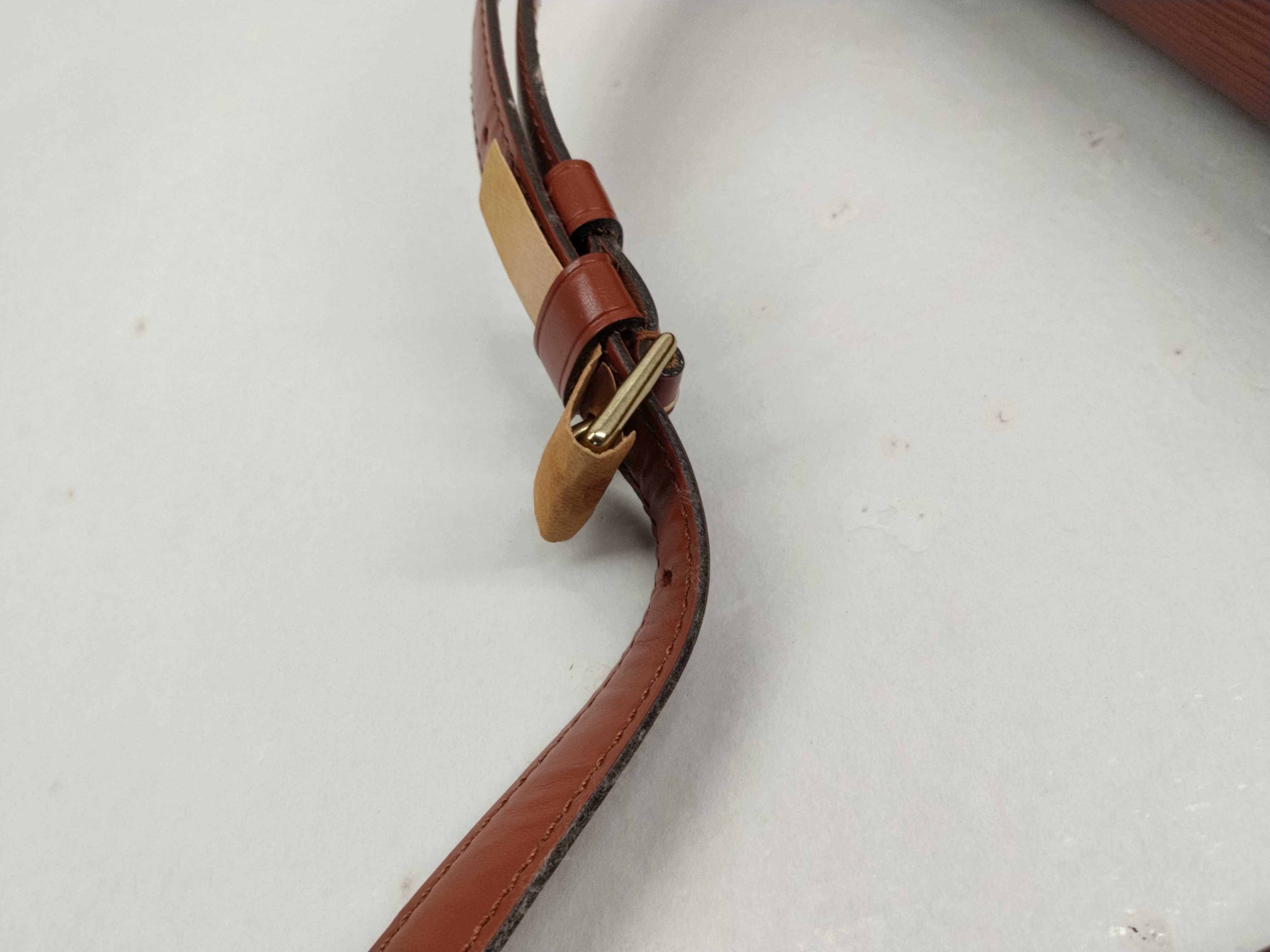 Epi Saint Cloud Shoulder Bag, Crossbody Leather, Kenya Brown Shoulder Bag — view 6