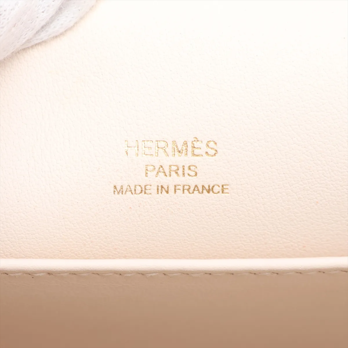 [Individually packaged] Hermes Geta Chevre Nata Gold Hardware B: 2023 — view 10