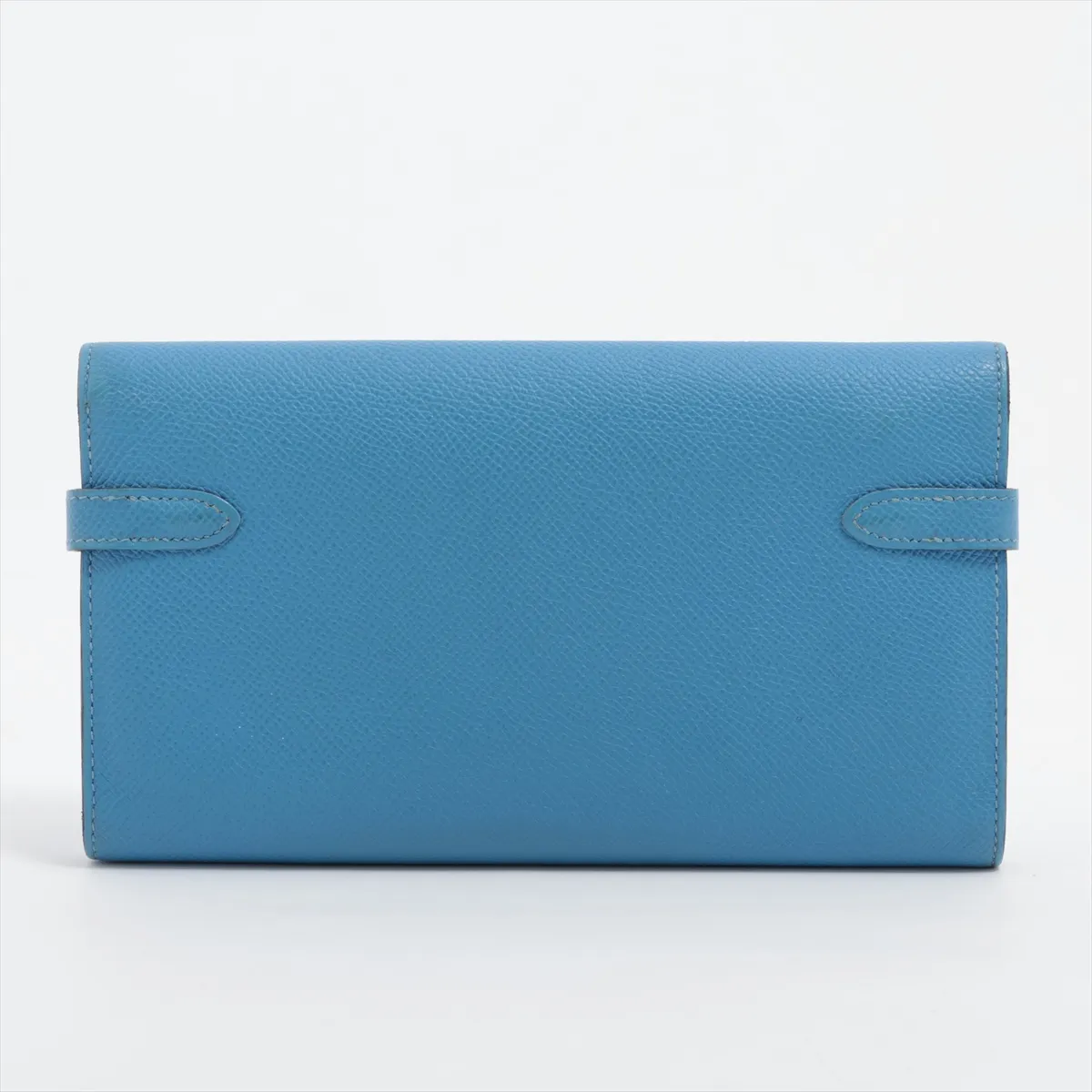 Kelly Wallet, Veau Epsom Leather, Long Wallet, Blue, Silver Hardware, T: 2015 — view 2