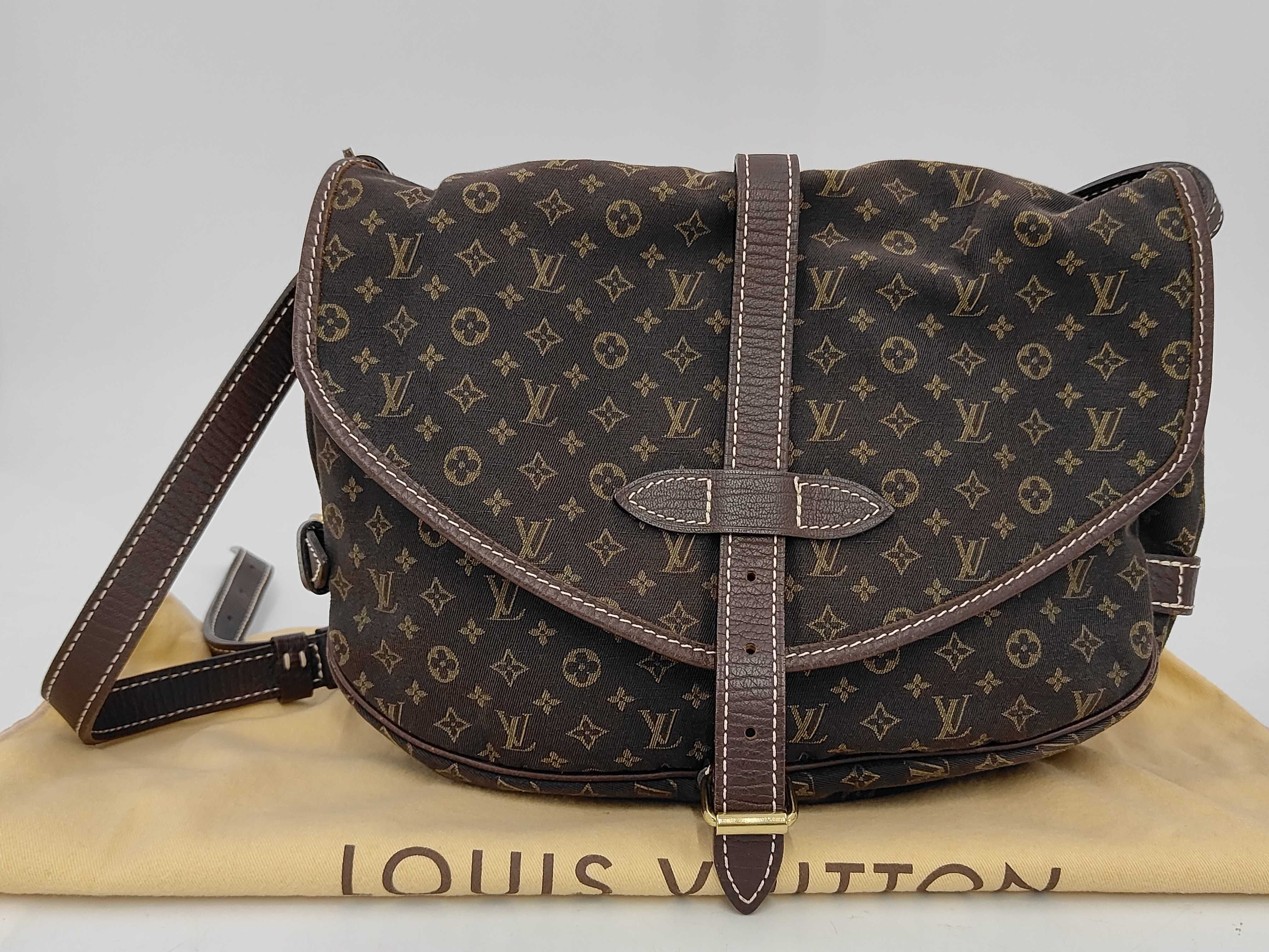 Monogram Mini Lin Louis Vuitton Saumur 30 Shoulder Bag Monogram Mini Lin M95227 Shoulder Bag