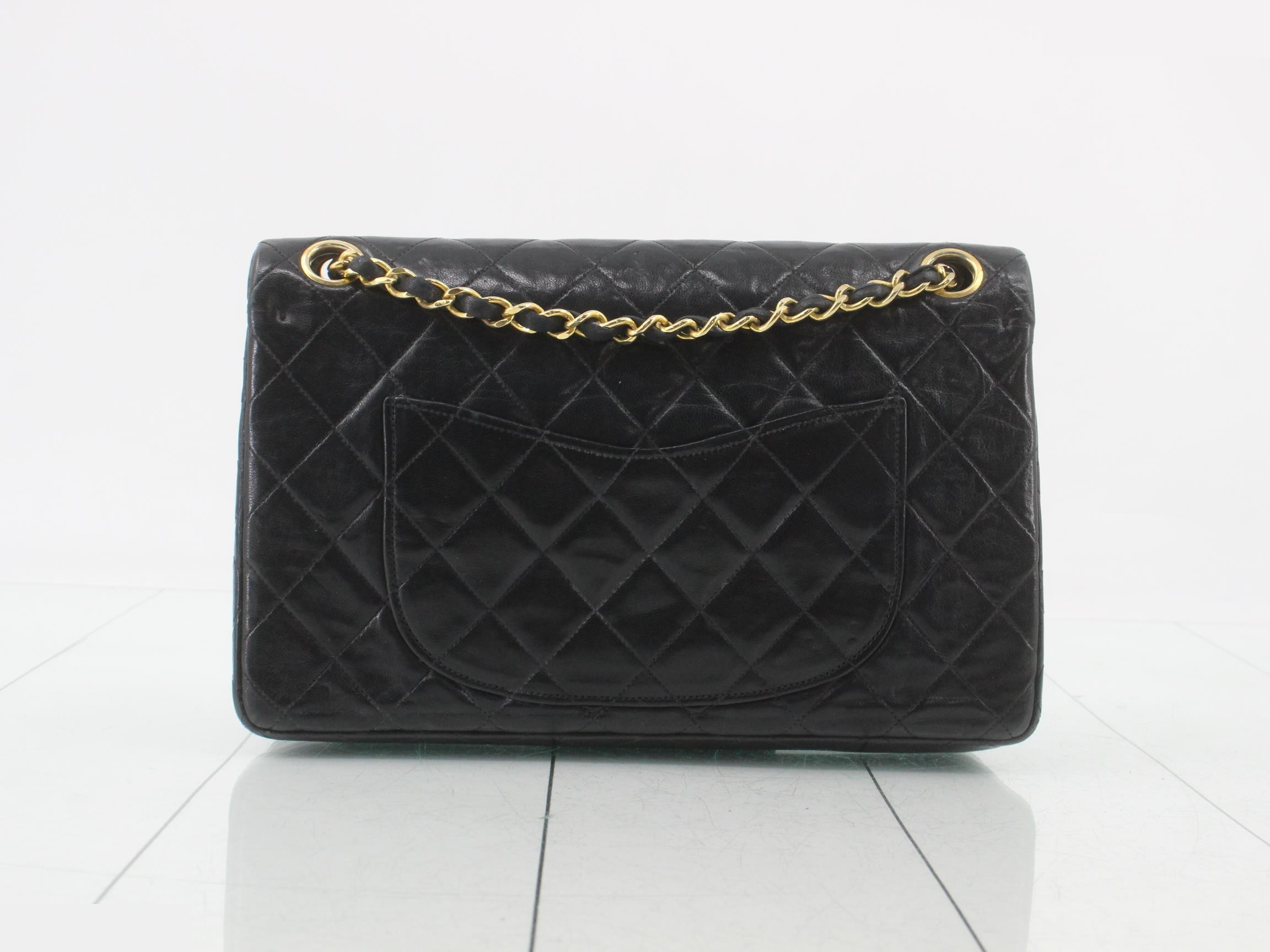 Matelassé 25 Lambskin Double Flap Double Chain Shoulder Bag — view 2