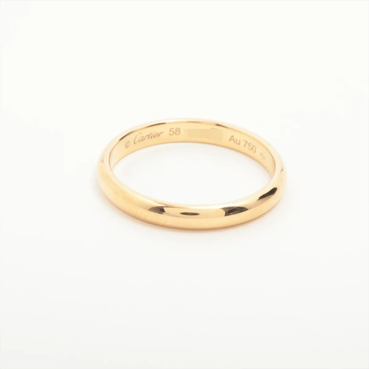 Wedding Ring 750 (Yellow Gold) 3.7g Size 58 216CLZ — view 2