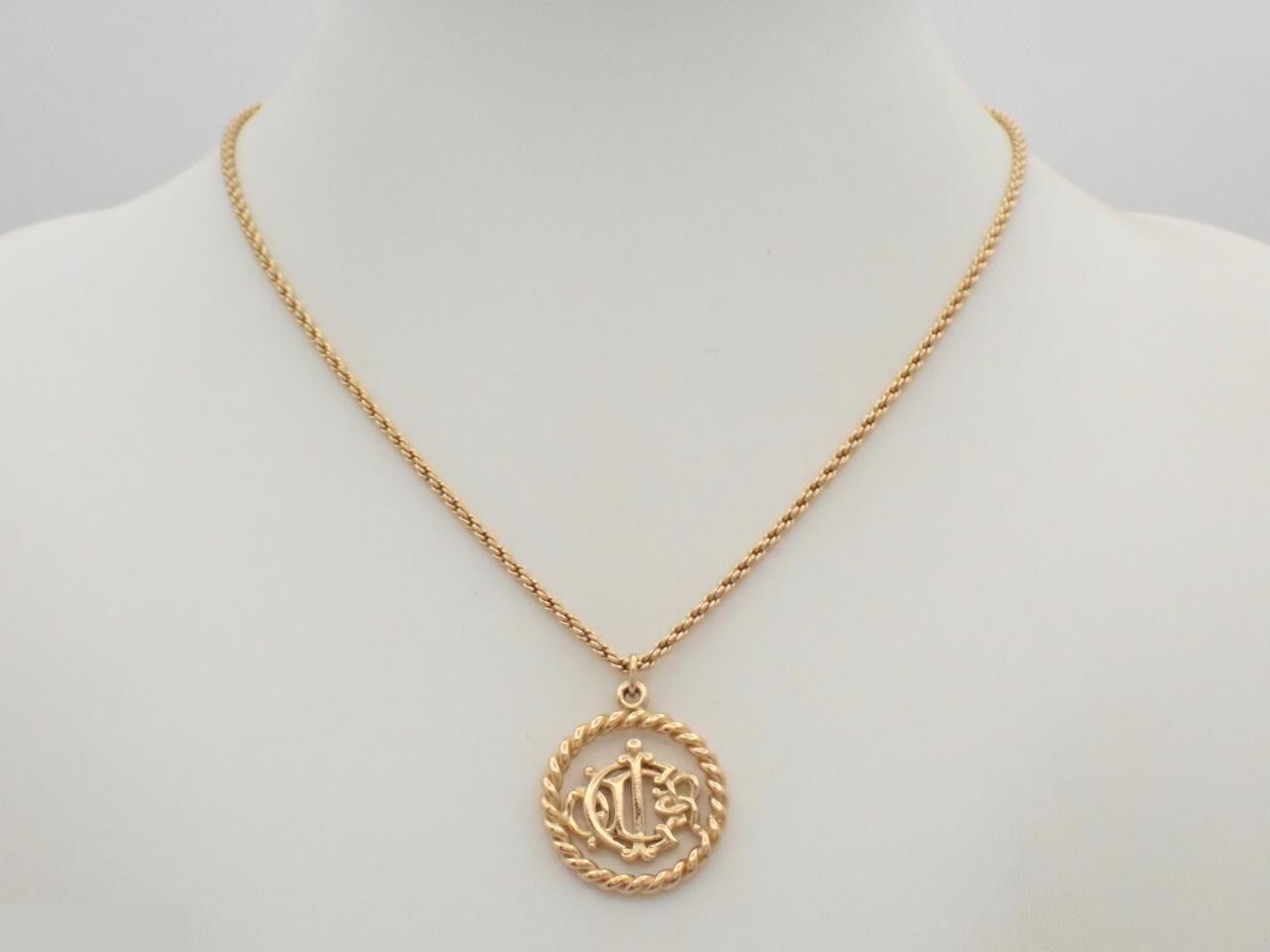 Gold necklace, chain approximately 44cm — view 3