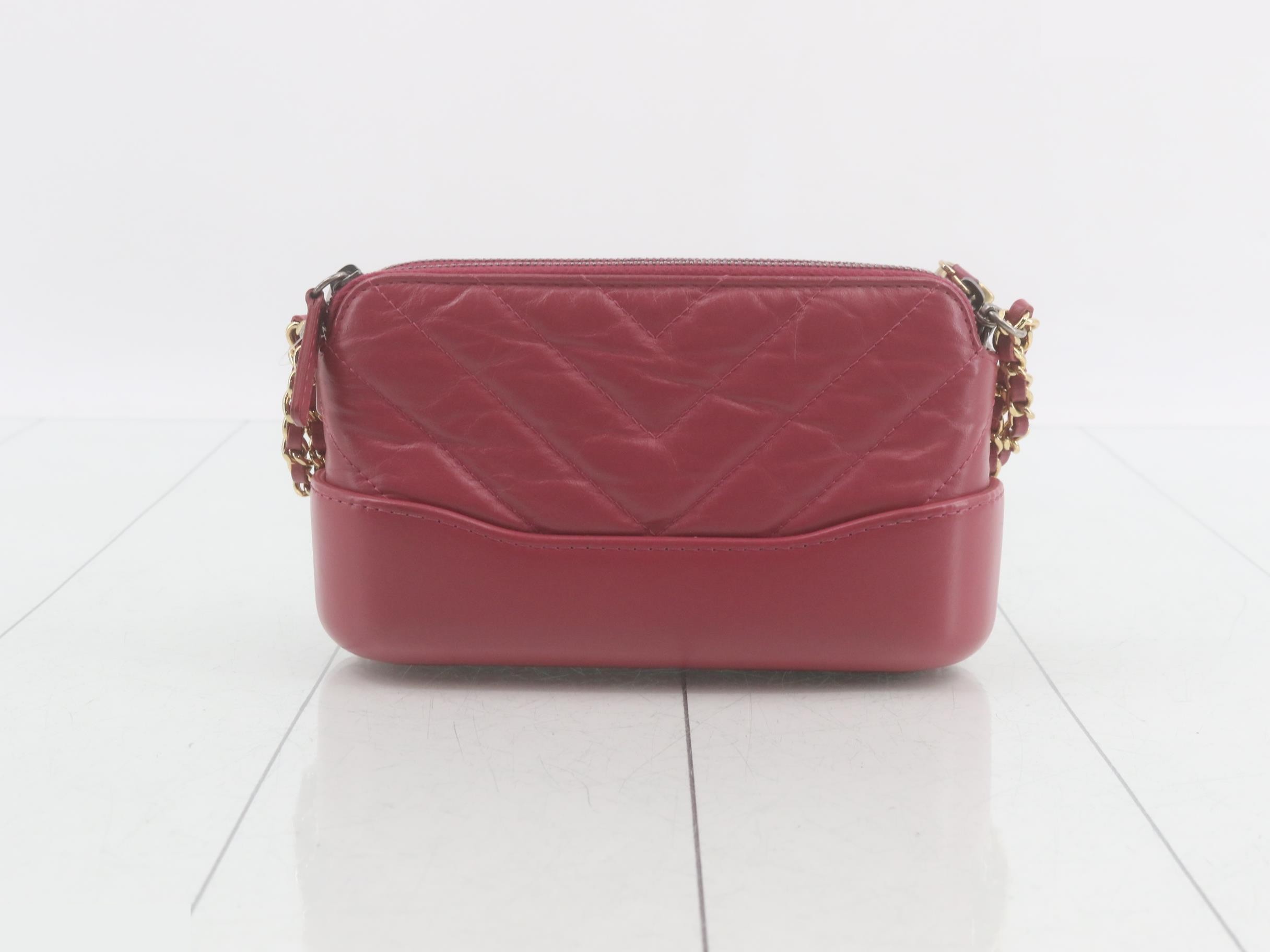 Gabrielle de Chanel Leather Chain Shoulder Bag — view 2