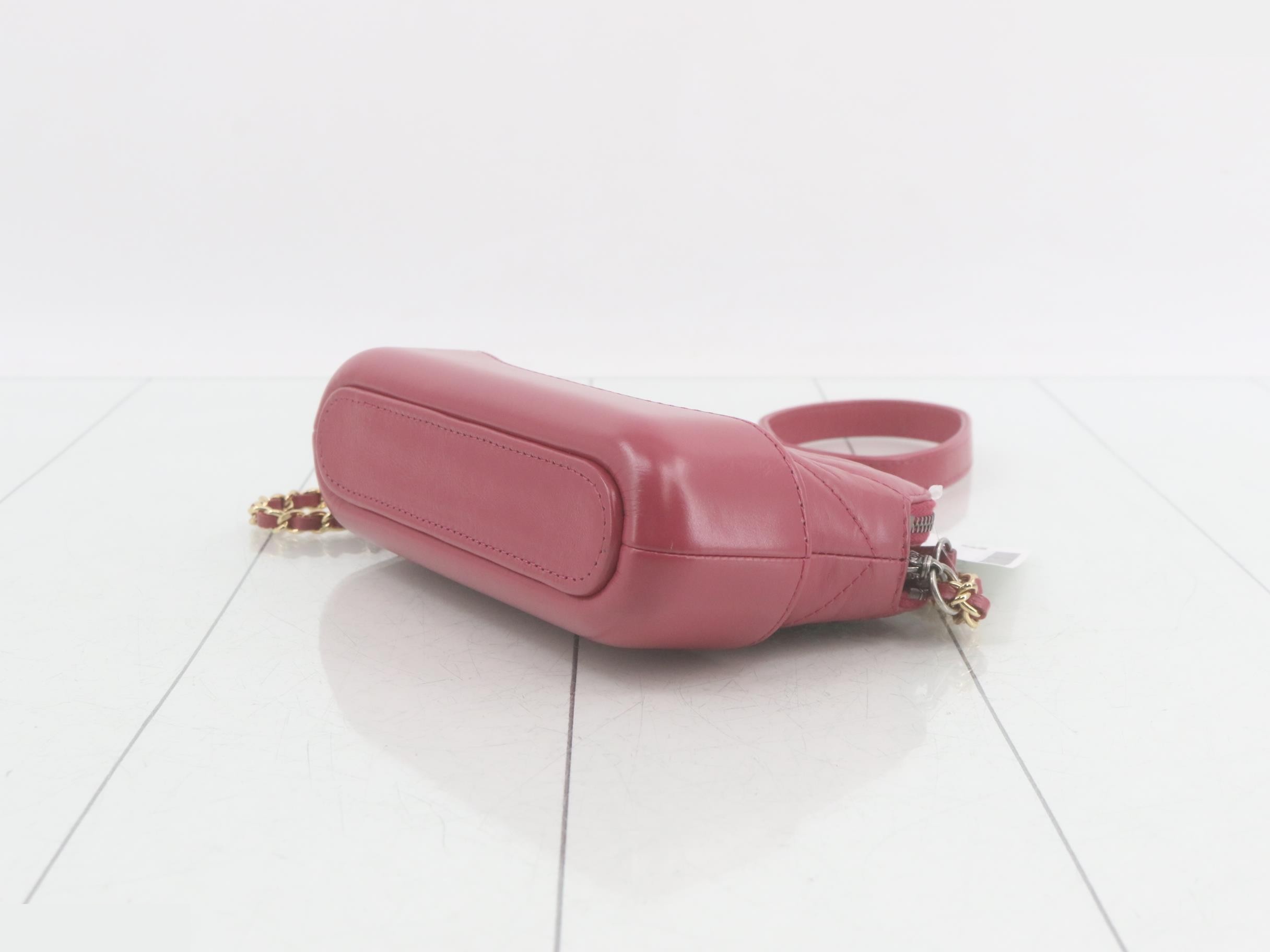 Gabrielle de Chanel Leather Chain Shoulder Bag — view 6