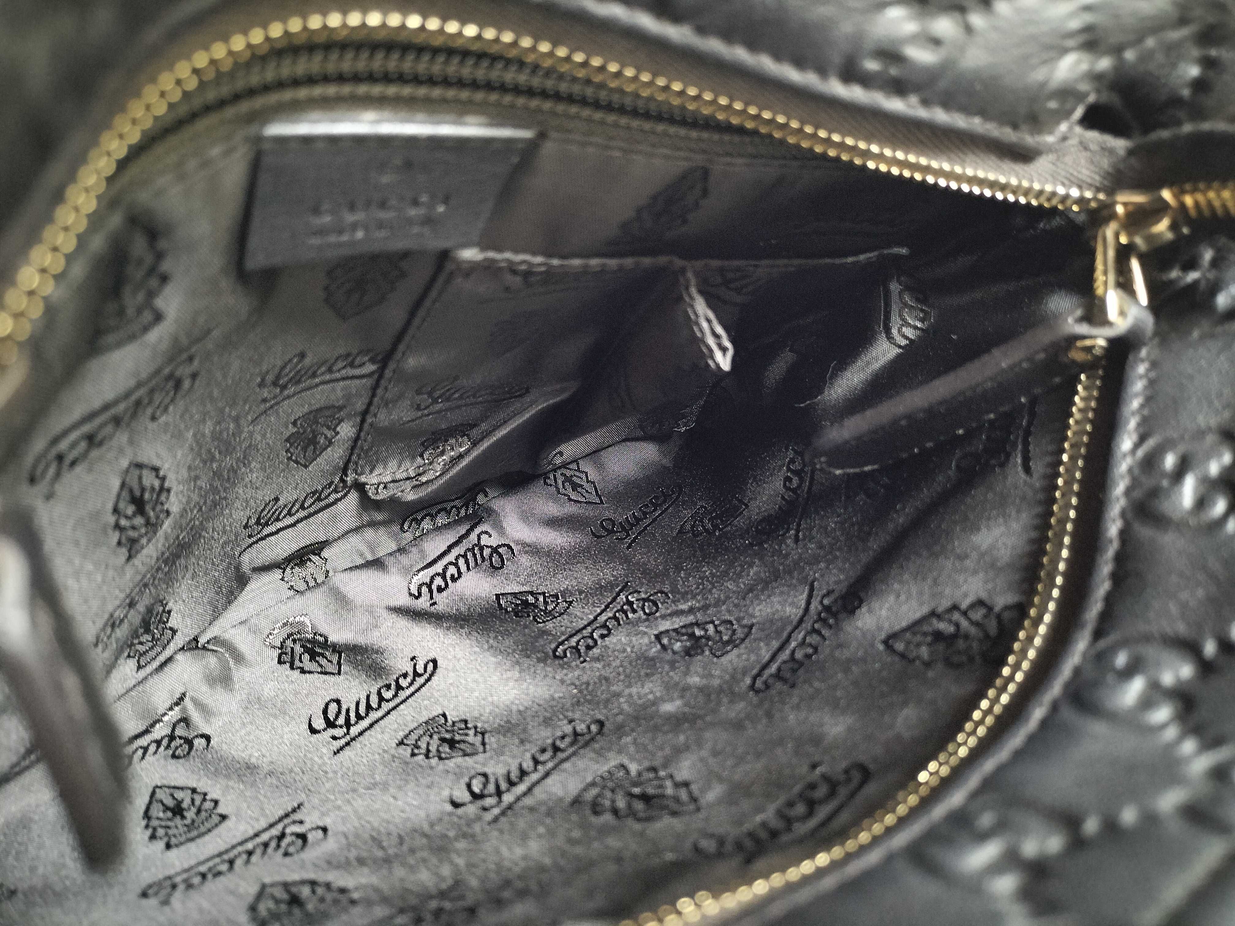 Guccissima Shoulder Bag 201538 Brown Leather Shoulder Bag — view 9