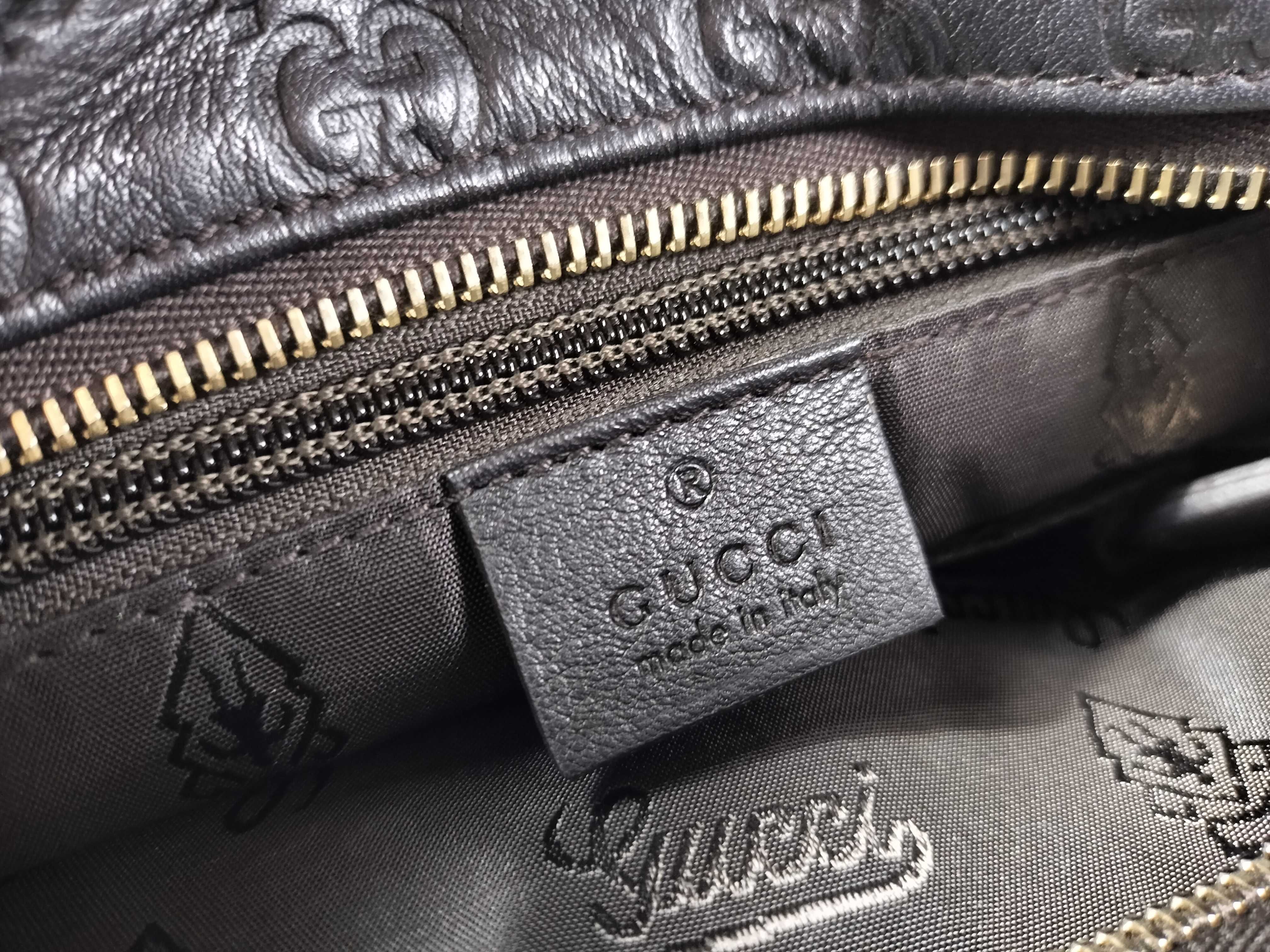 Guccissima Shoulder Bag 201538 Brown Leather Shoulder Bag — view 10