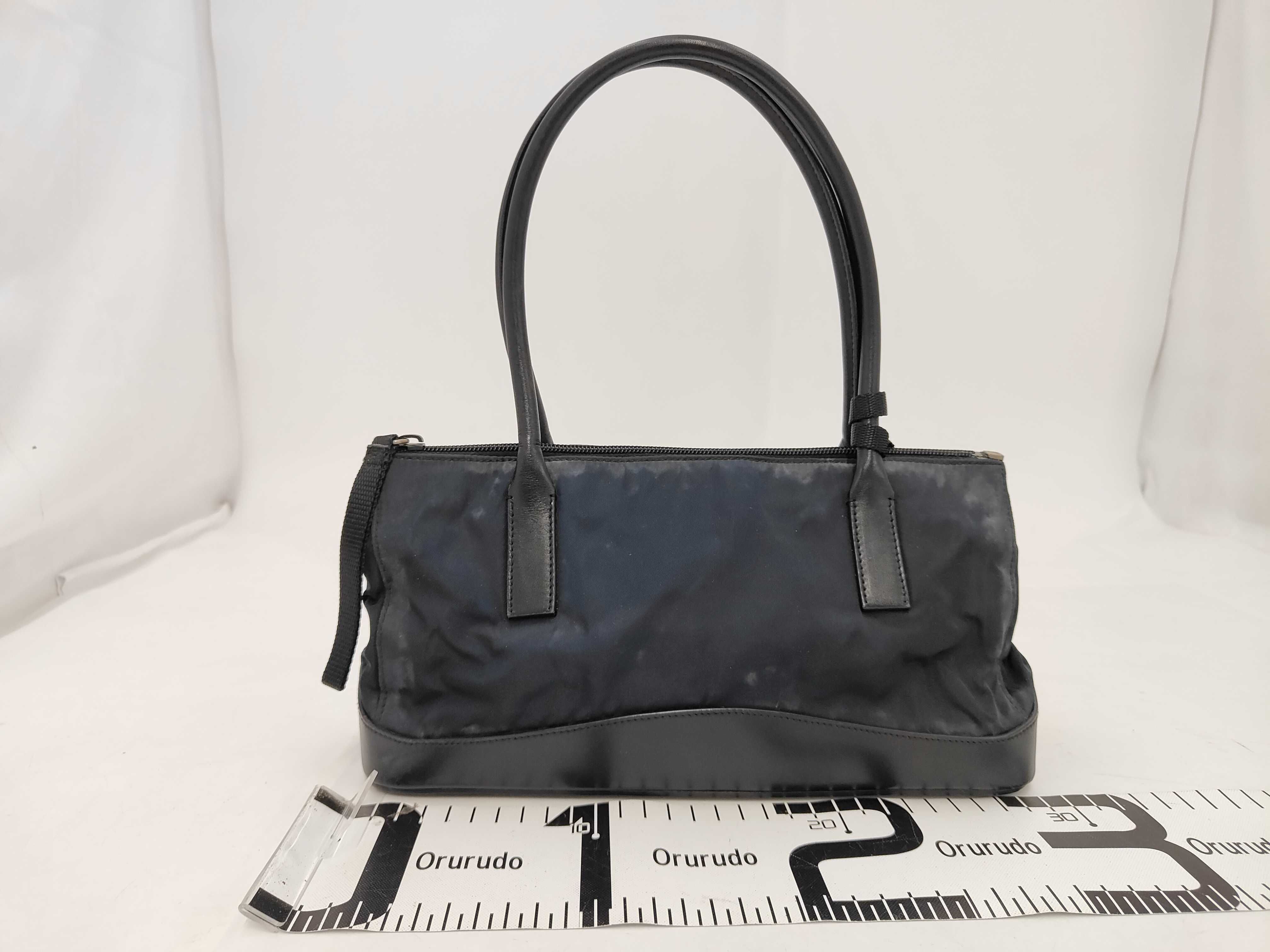 Nylon Triangle Logo Handbag — view 2