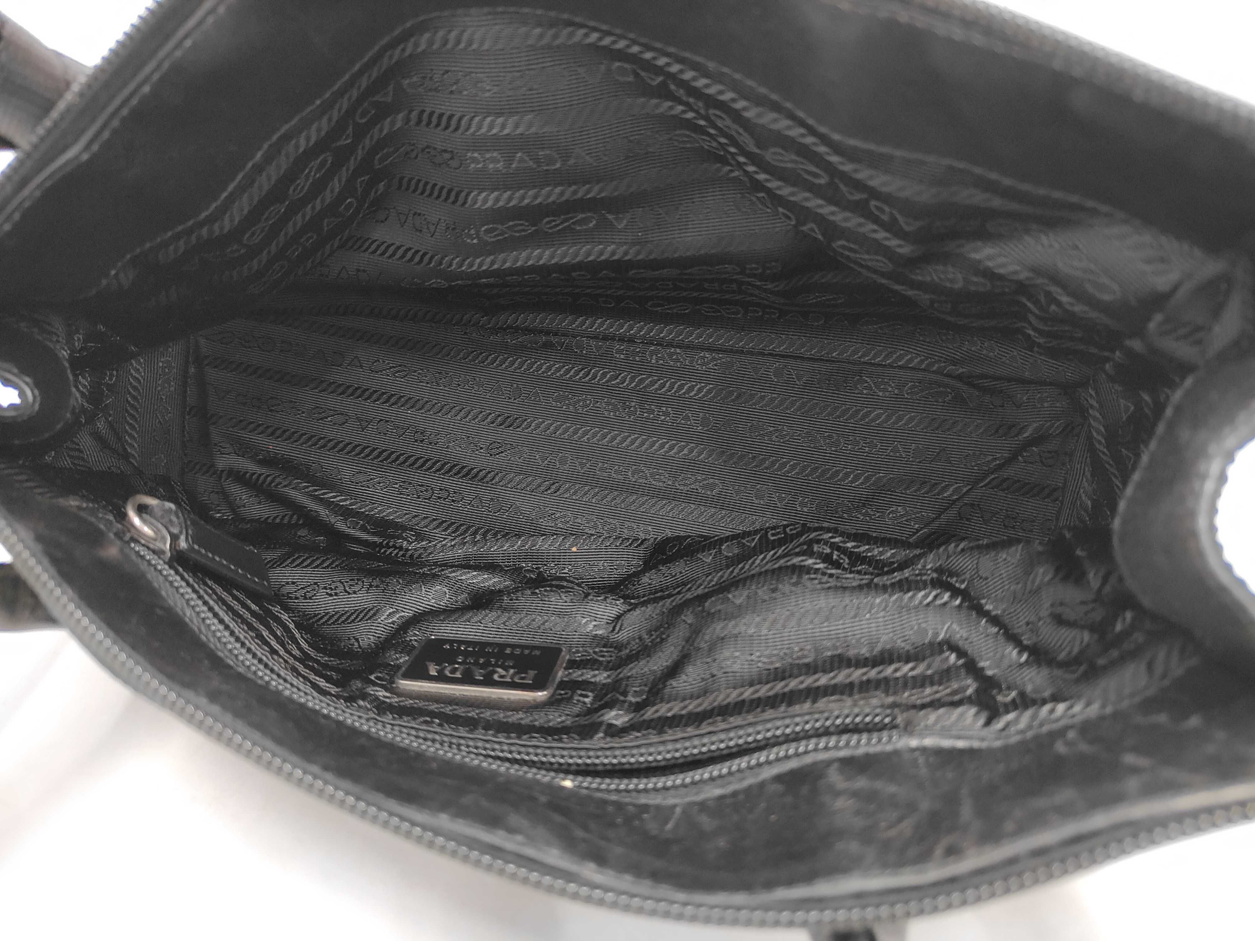 Nylon Triangle Logo Handbag — view 9