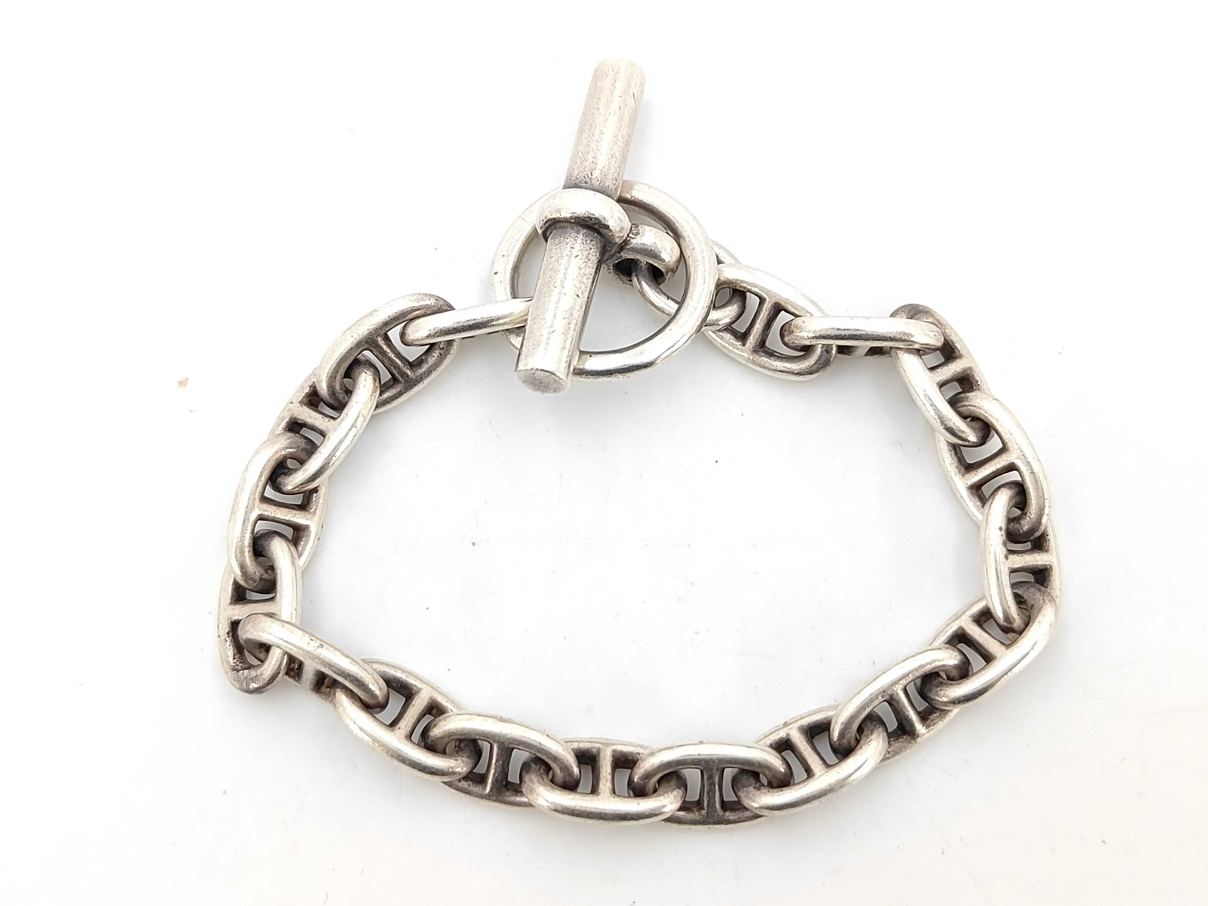 Chaine d'Ancre PM Bracelet/Bangle, 18 links, cursive lettering, SV925, 35.7g — view 2