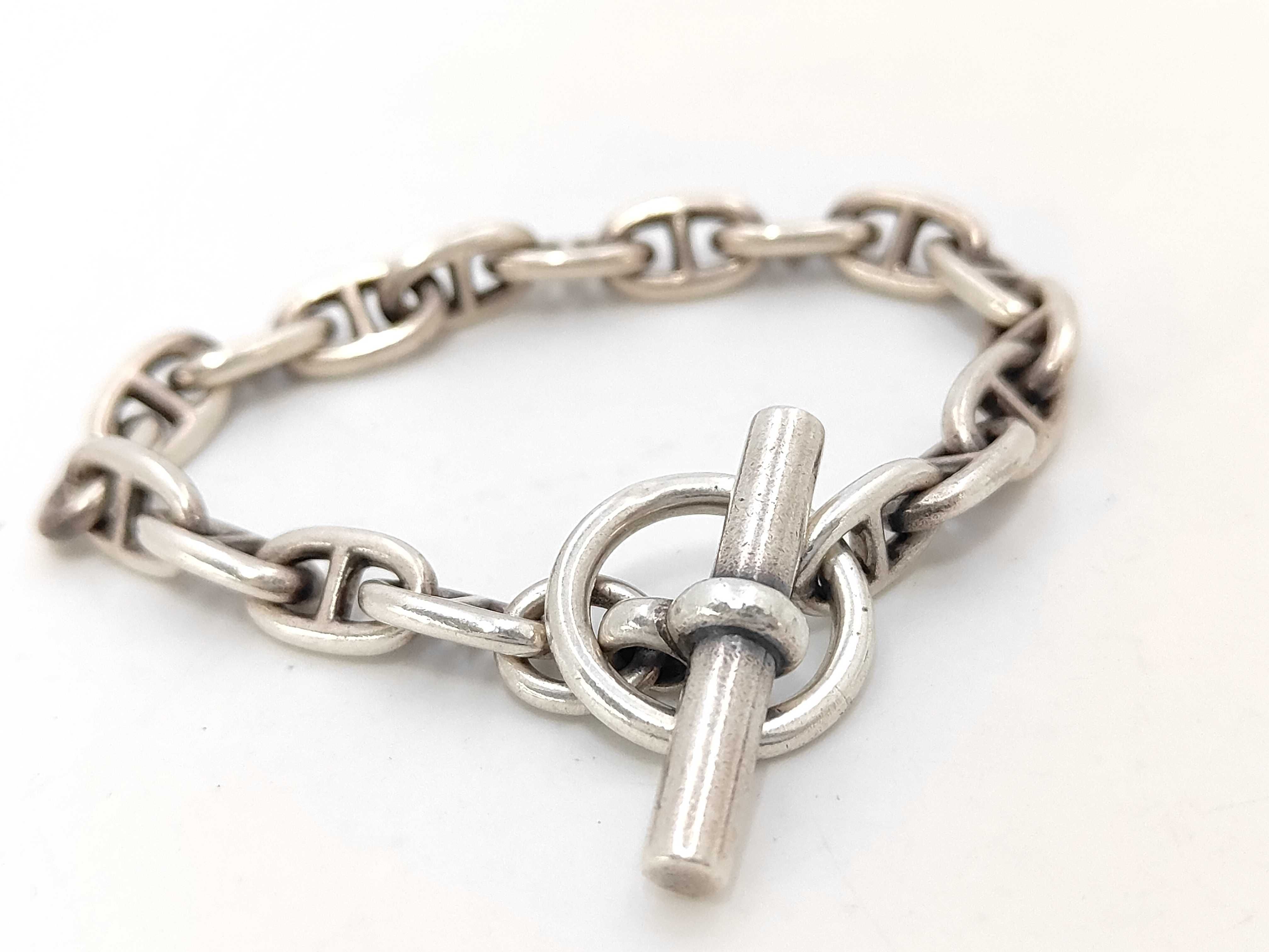 Chaine d'Ancre PM Bracelet/Bangle, 18 links, cursive lettering, SV925, 35.7g — view 3