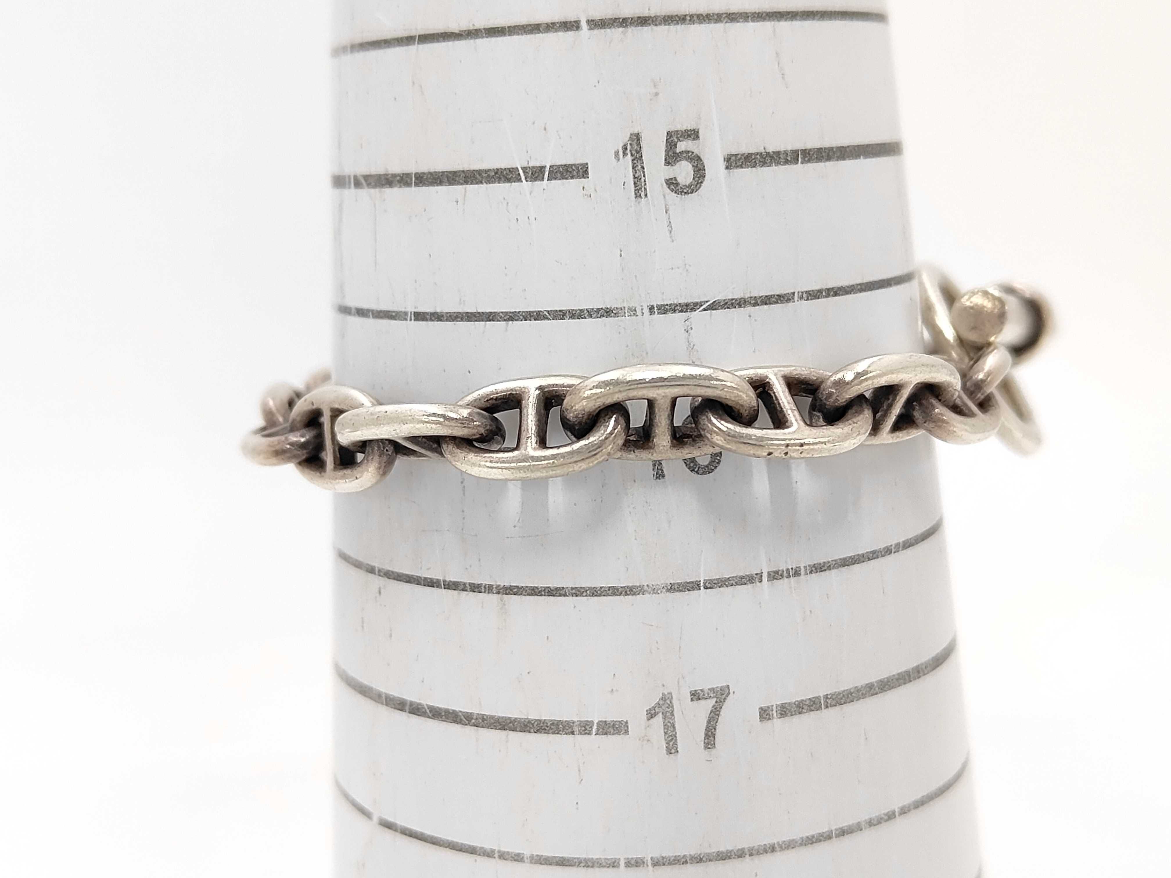Chaine d'Ancre PM Bracelet/Bangle, 18 links, cursive lettering, SV925, 35.7g — view 6