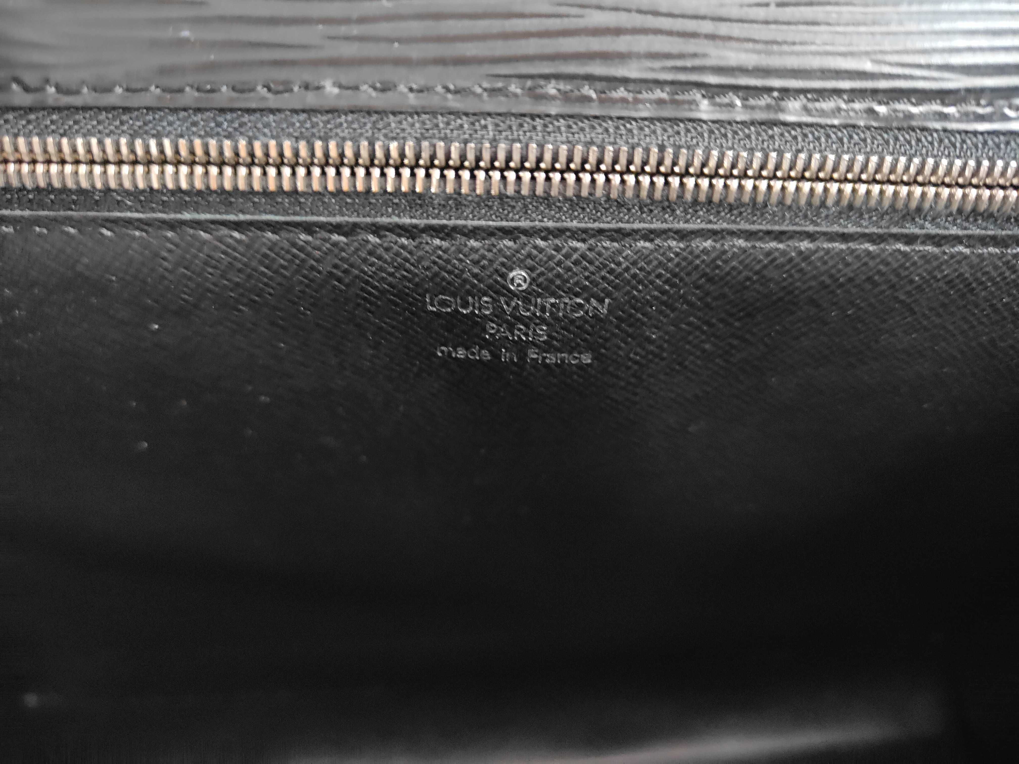 Epi Louis Vuitton Epi Monceau Handbag Shoulder Bag Silver Hardware Business Bag — view 12