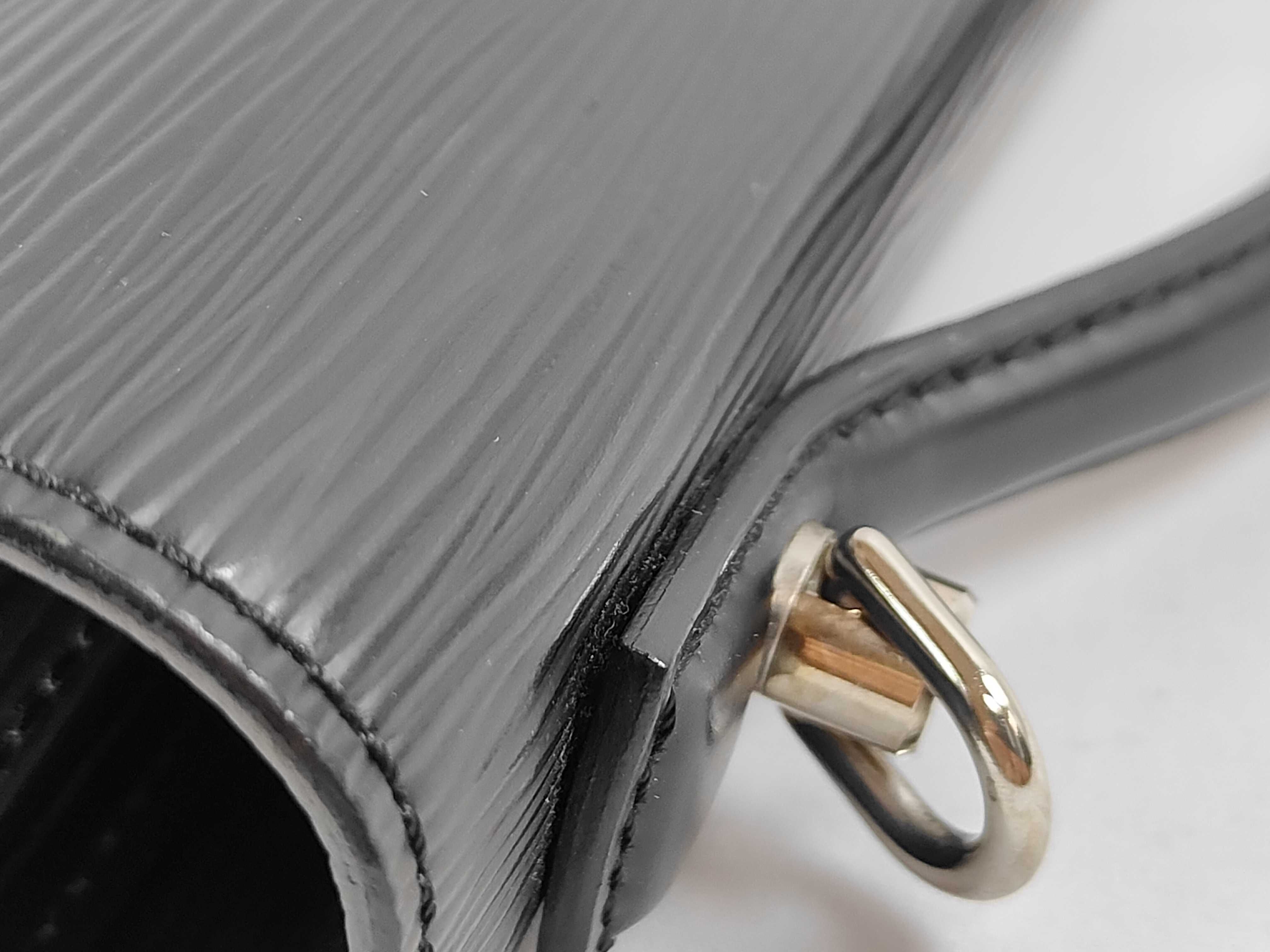 Epi Louis Vuitton Epi Monceau Handbag Shoulder Bag Silver Hardware Business Bag — view 7